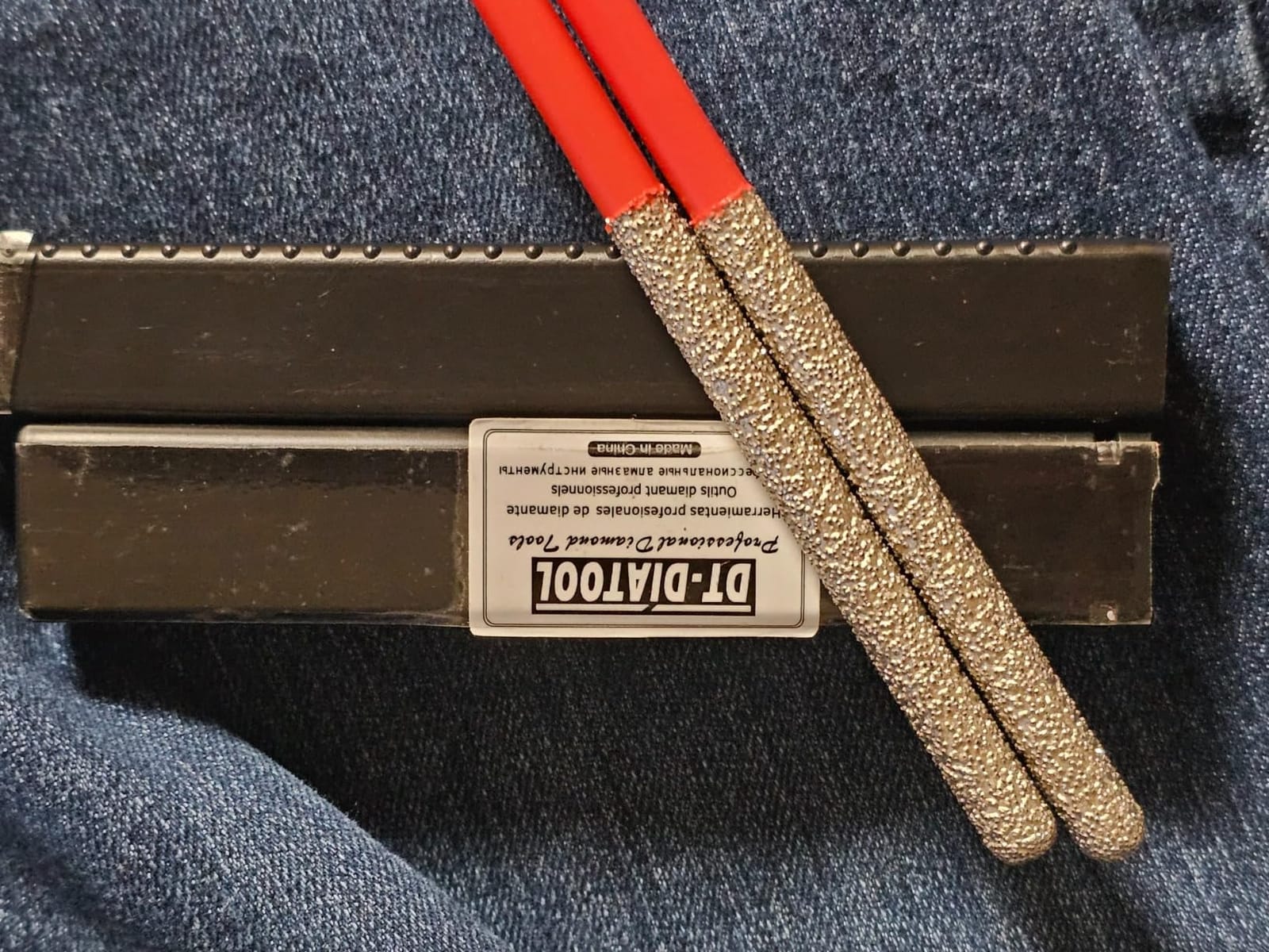DT-DIATOOL Sandwich Tuck Point Blade - 4-1/2 Inch Mortar Raking Crack Chaser Dual Diamond Blade for Mortar Removal customer photo 2