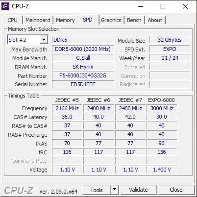 G.SKILL Trident Z5 Neo RGB Series DDR5 RAM (AMD EXPO) 64GB (2x32GB) Up to 6000MT/s CL30-40-40-96 1.40V Desktop Computer Memory U-DIMM - Matte Black (F5-6000J3040G32GX2-TZ5NR) customer photo 1