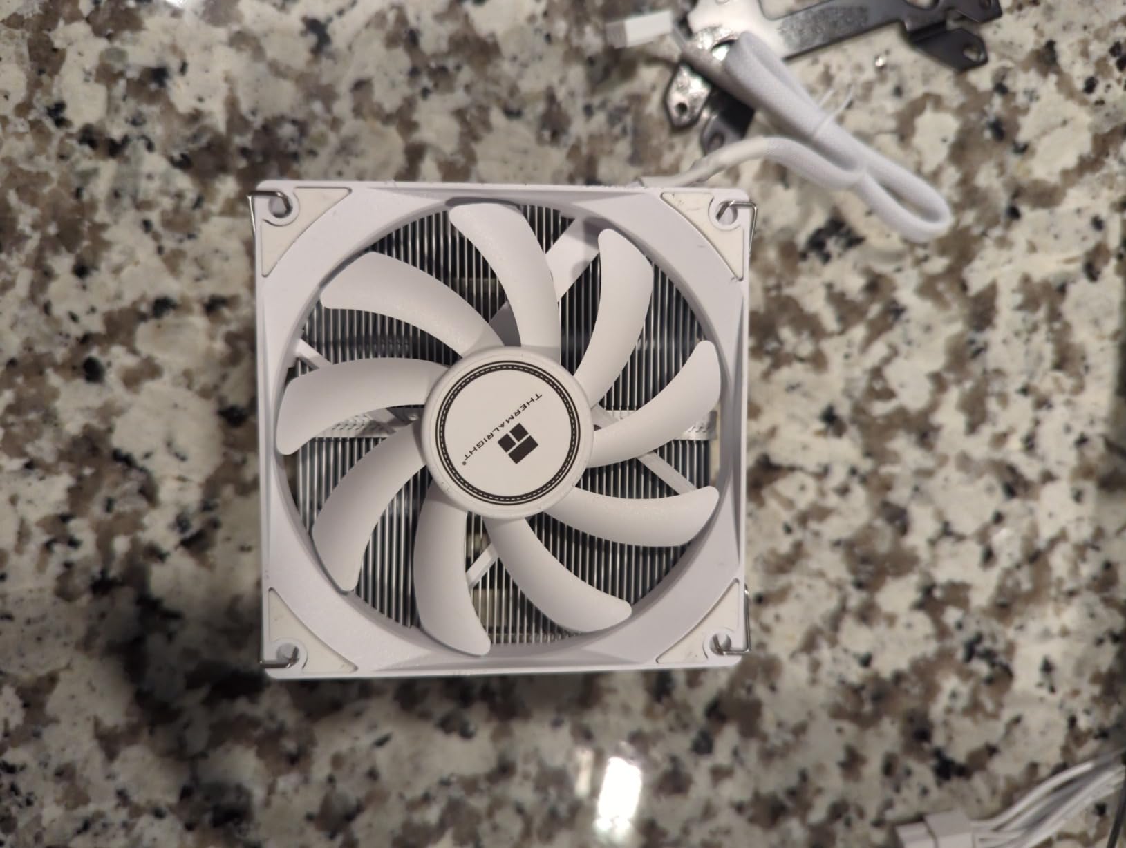 Thermalright AXP90-X53 White Low Profile ITX CPU Air Cooler | 92mm Slim PWM Fan Low Noise 22.4dba, 2700RPM Speed, for AM4/AM5/Intel lga1150/1151/1200/1700/1851, Silent PC Cooler customer photo 2