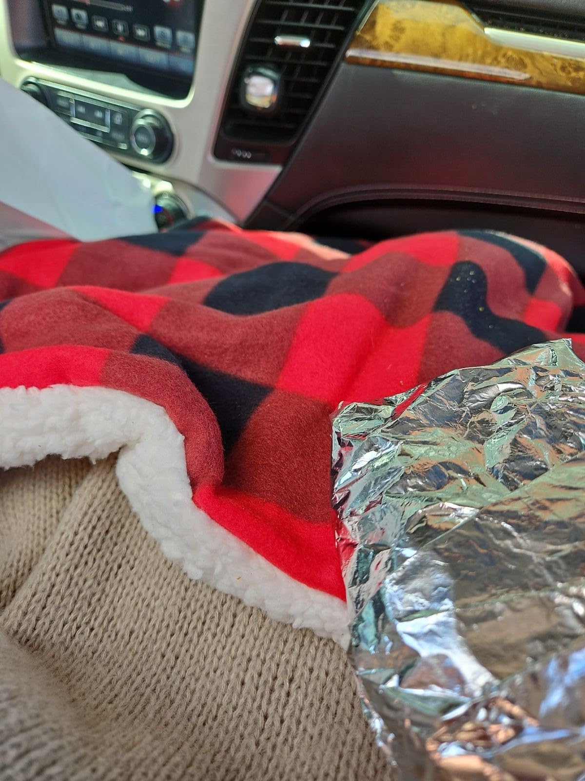 Sealy 12-Volt Electric Portable Heated Car Blanket, 59