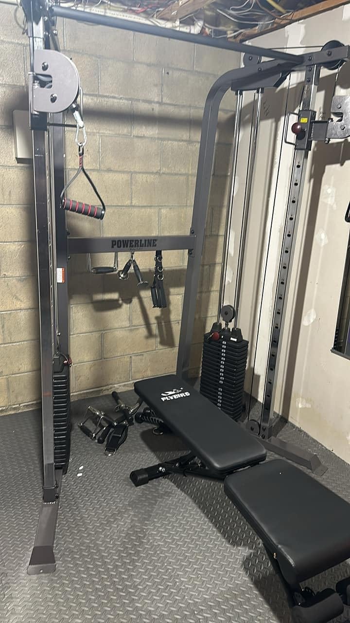 Body-Solid Powerline Cable Crossover Exercise Machine for Home & Commercial Gym, Functional Training Center with Dual Weights Stack for Cable Workout customer photo 2