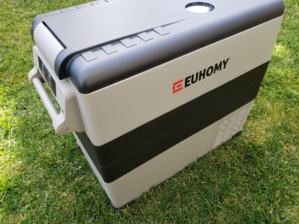 EUHOMY 48QT 12 Volt Refrigerator, -4°F~68°F Portable Freezer for Car | No Ice Needed, 12V&100-240V, Compressor Cooling, ECO/MAX Modes, 3-Level Battery Protection, Truck/Travel/Home Use, Low Noise customer photo 1