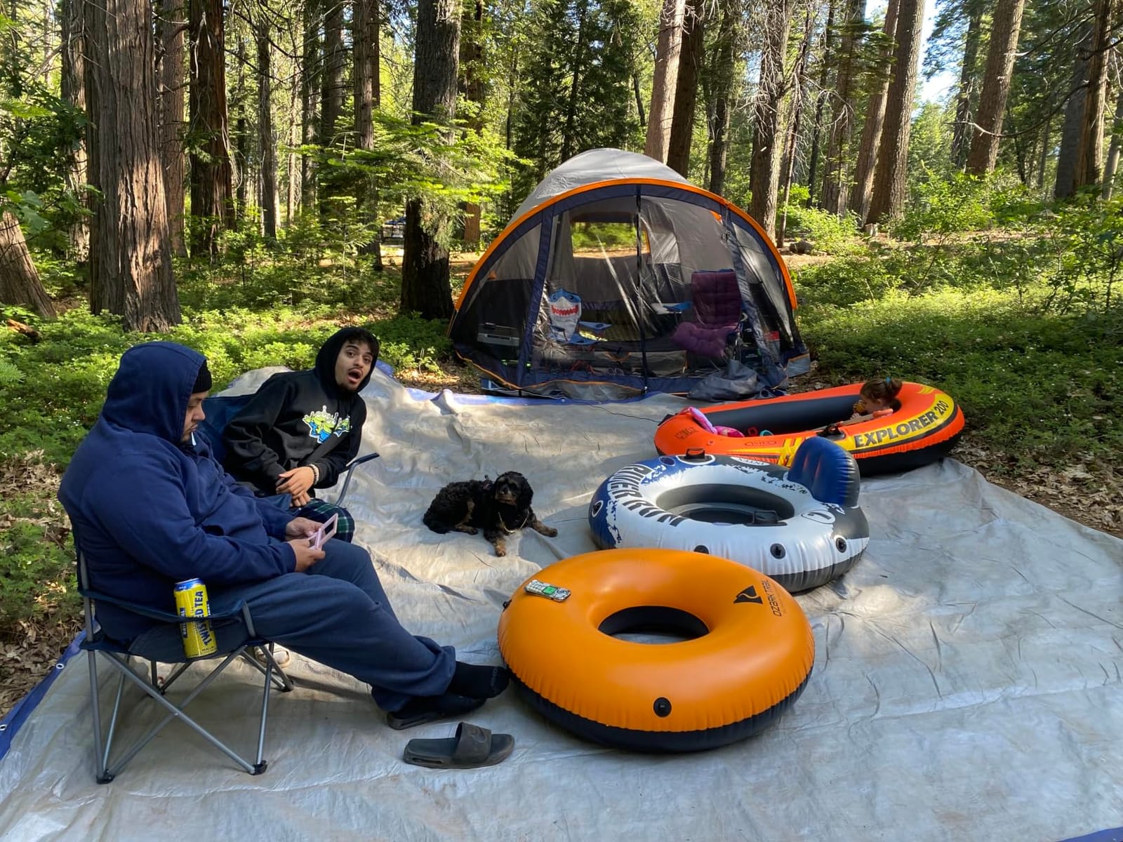 UNP Camping Tent with Screen Room, Portable 6 Person Camping Tent with Screen Porch, Family Dome Tent for Camping Outdoor - 14'x11'x72''(H) customer photo 2