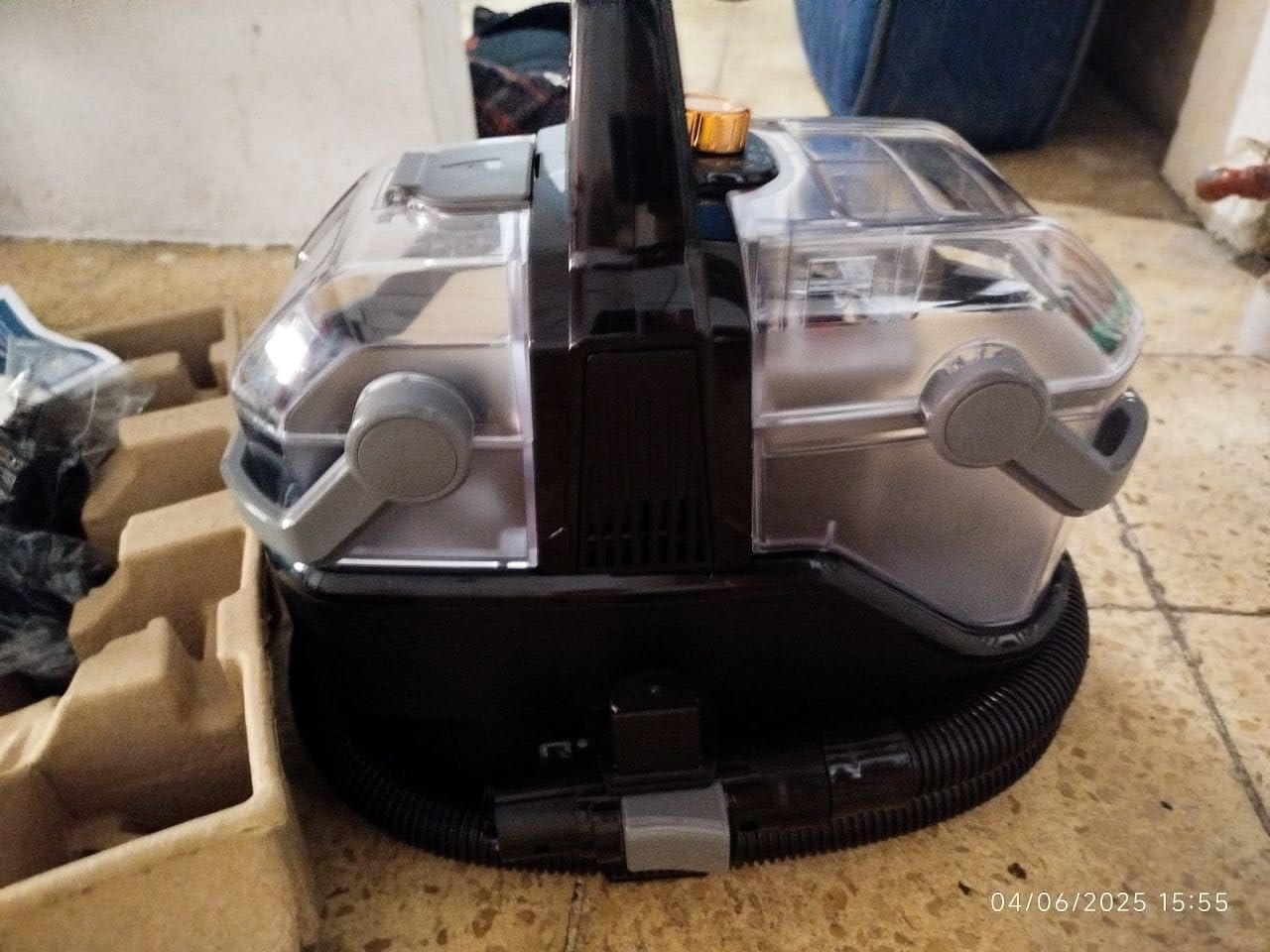 BISSELL Little Green HydroSteam Portable Carpet Cleaner, 3618 | HydroSteam technology combines hot water and steam; multi-purpose upholstery & car/auto detailing customer photo 2
