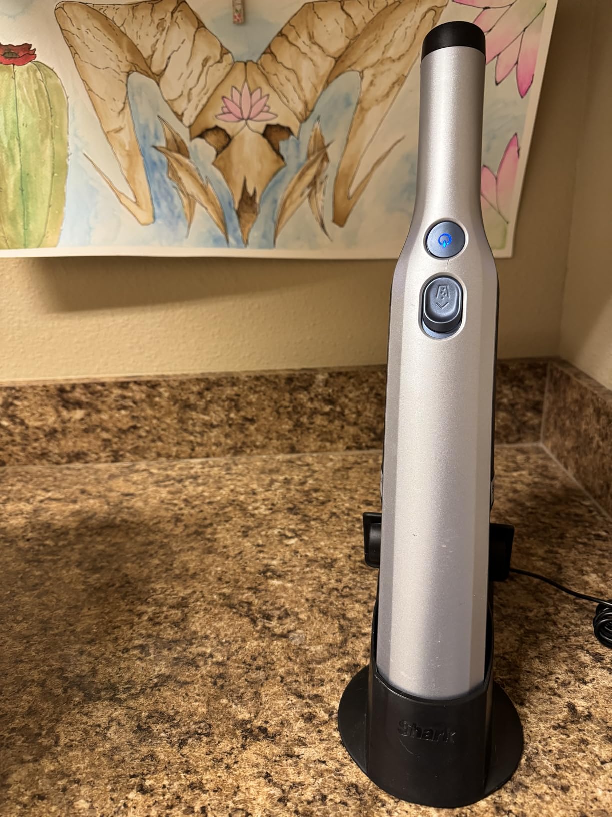 Shark WANDVAC Cordless Hand Vac, Black, WV201BK | Lightweight at 1.4 Lbs., Powerful Suction for Pet Hair, Charging Dock, One-Touch Empty, Car & Home, Duster Crevice Tool customer photo 2