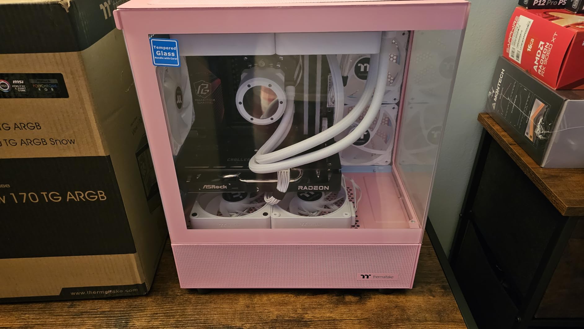 Thermaltake TH360 ARGB Sync V2 CPU Liquid Cooler/AIO Liquid Cooling/Fan 120mmx3/PWM 500~2000 RPM/Mirror Waterblock/MB ARGB Sync Control, CL-W362-PL12SW-A, Black customer photo 2