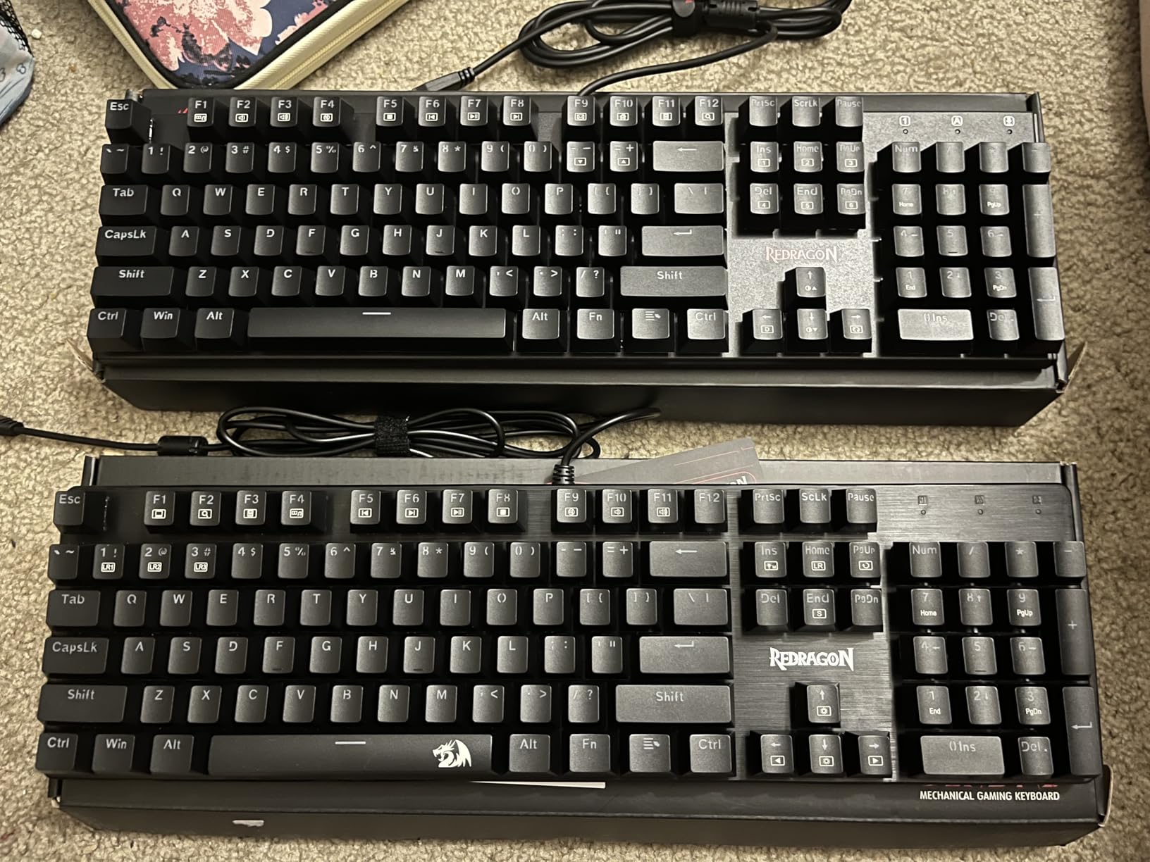 Redragon Mechanical Gaming Keyboard Wired, 11 Programmable Backlit Modes, Hot-Swappable Red Switch, Anti-Ghosting, Double-Shot PBT Keycaps, Light Up Keyboard for PC Mac customer photo 1