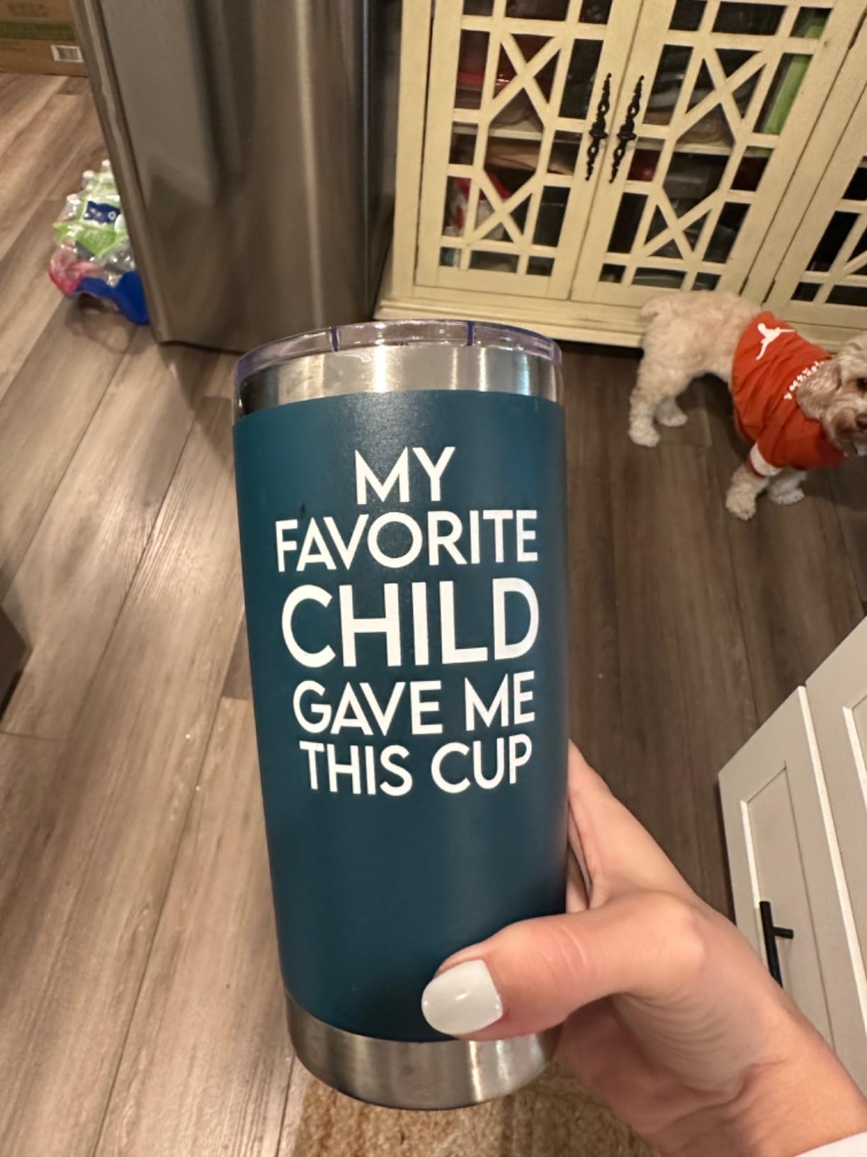 NewEleven Fathers Day Gift For Dad - Dad Birthday Gifts From Daughter, Son, Kids - Birthday Present Ideas For Father, New Papa, Bonus Father From Daughter, Son - 20 Oz Tumbler customer photo 1
