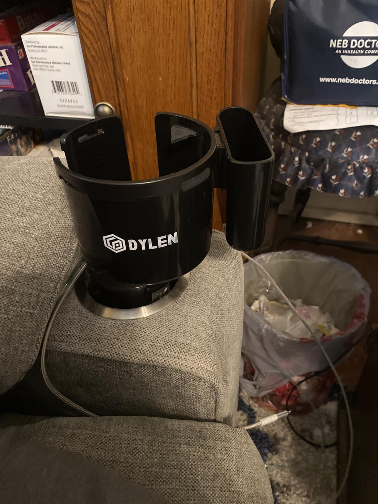 DYLEN Car Cup Holder Expander with Adjustable Base, Fits 16-46oz Bottles | Expandable Base Fits 2.5