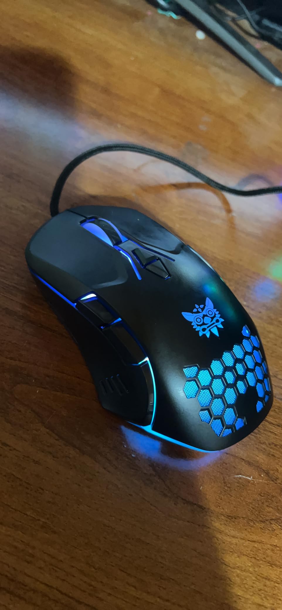 Wired PC Gaming Mouse: High Precision Sensor, RGB Backlit, Adjustable DPI, 7 Buttons Programmable, Ergonomic mice for Office & Gaming on Windows/Mac/Linux/Chrome-Black customer photo 2