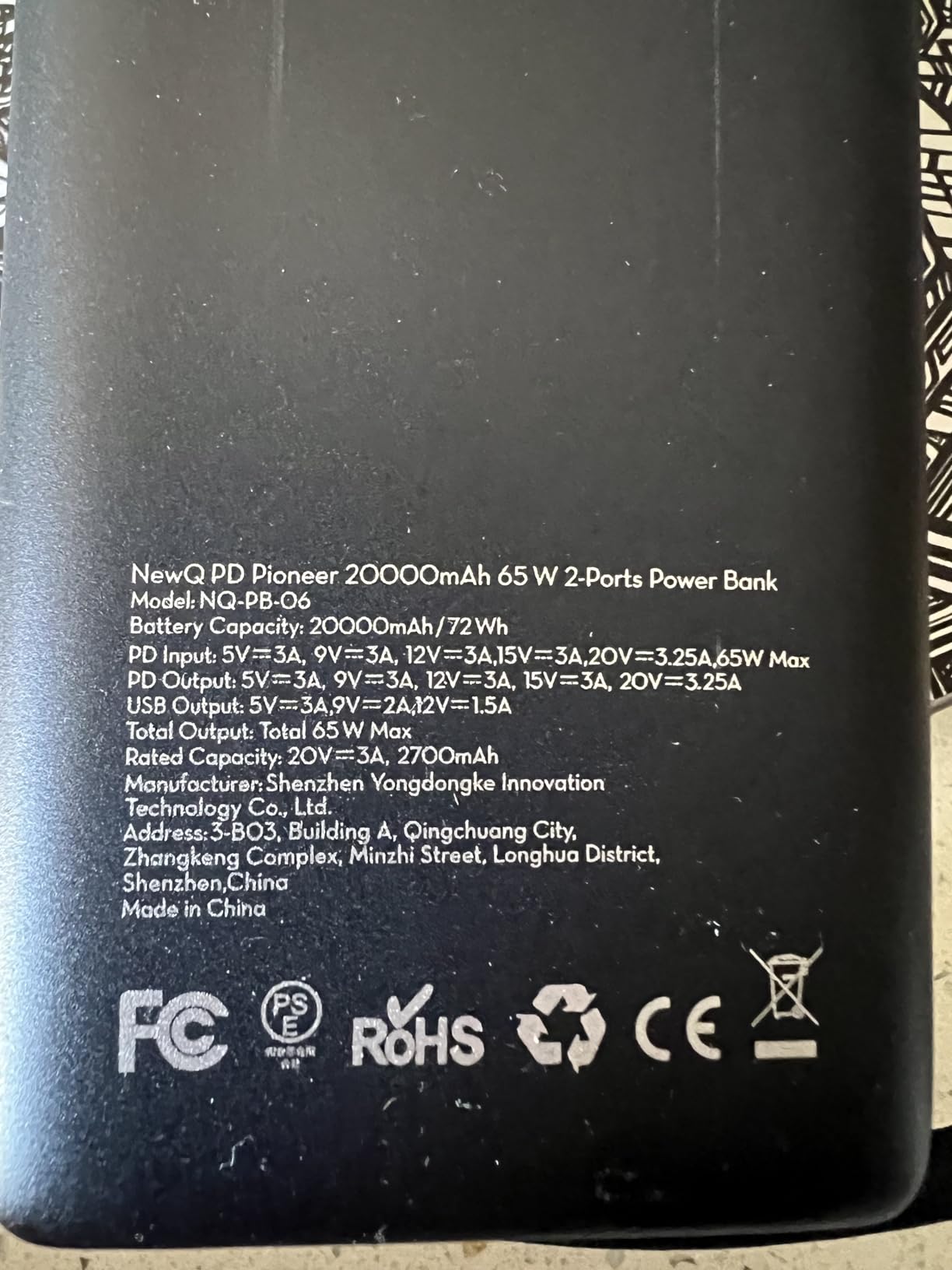 NEWQ 2-in-1 Steam Deck Battery Bank & Stand for Steam Deck/Steam Deck OLED, 20000mAh 65W PD3.0 Fast Charging Power Bank, Steam Deck Accessories, with Dual USB C Cables customer photo 1