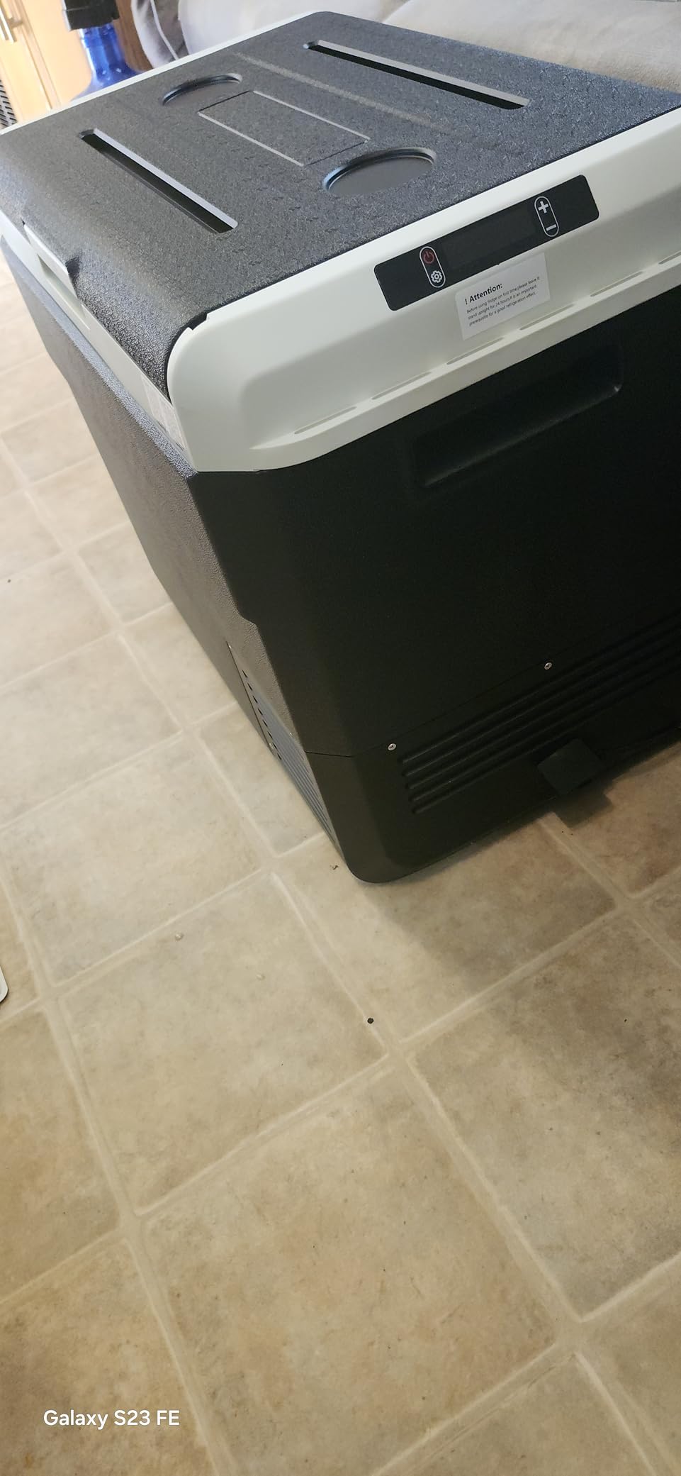 EKOJUCE 12V Refrigerator 53QT Portable Freezer Electric Cooler with APP Control, -4°F~68°F Car Fridge, 12/24V DC & 100-240V AC customer photo 1