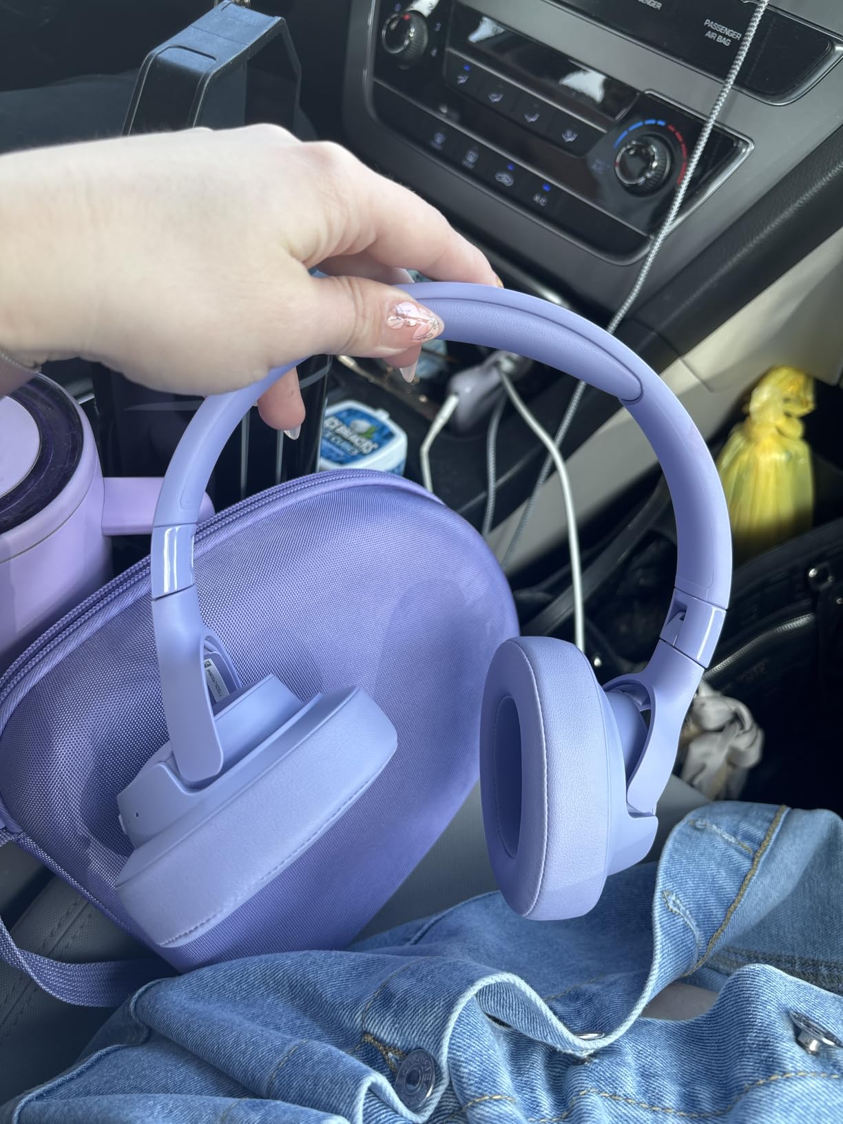 JBL Tune 720BT - Wireless Over-Ear Headphones - Blue | JBL Pure Bass Sound, Wireless Bluetooth 5.3 technology, Customize your listening experience, Hands-free calls with Voice Aware customer photo 2