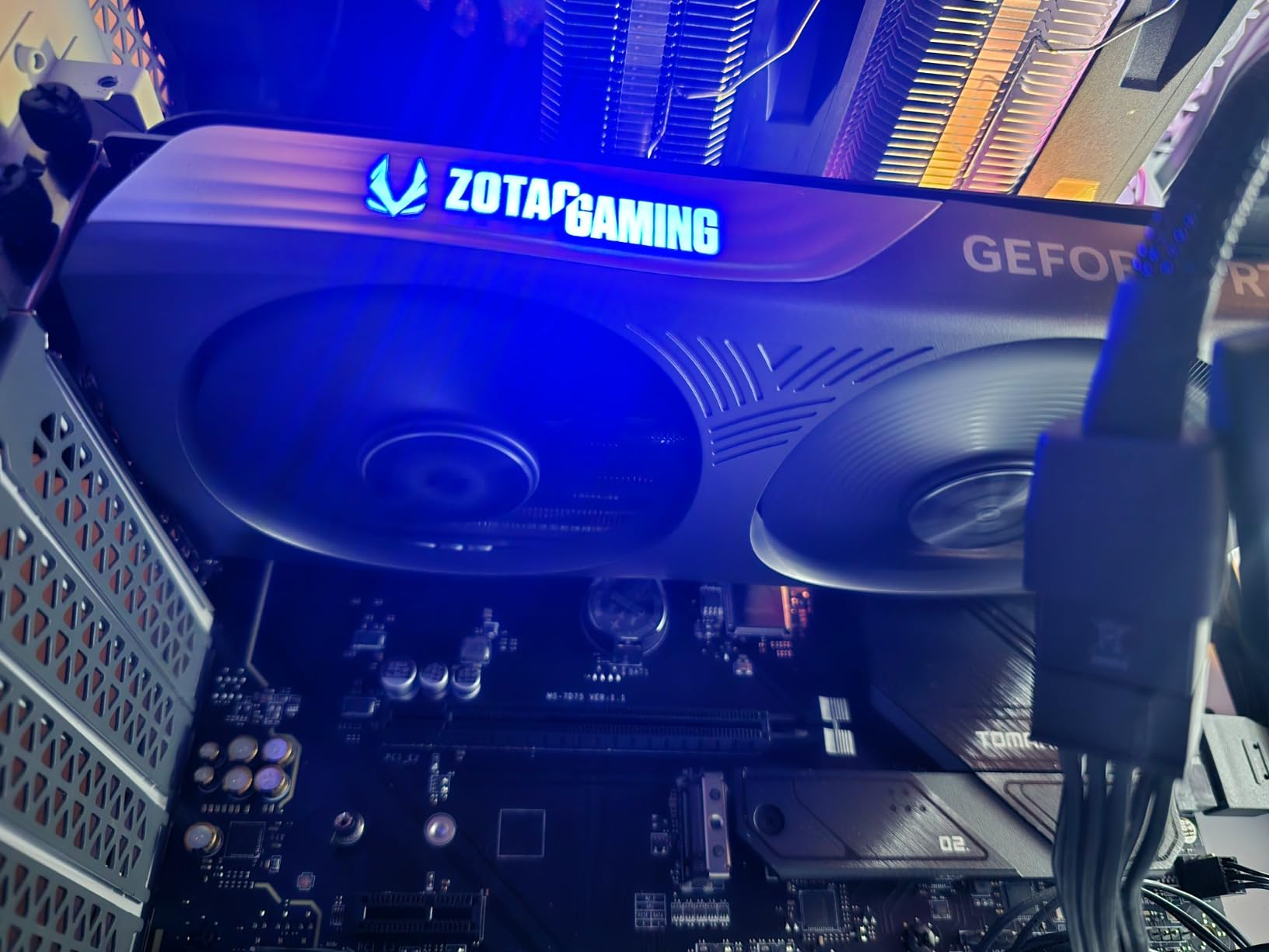 ZOTAC Gaming GeForce RTX 4070 Super Twin Edge DLSS 3 12GB GDDR6X 192-bit 21 Gbps PCIE 4.0 Compact Gaming Graphics Card, IceStorm 2.0 Advanced Cooling, Spectra RGB Lighting, ZT-D40720E-10M customer photo 1