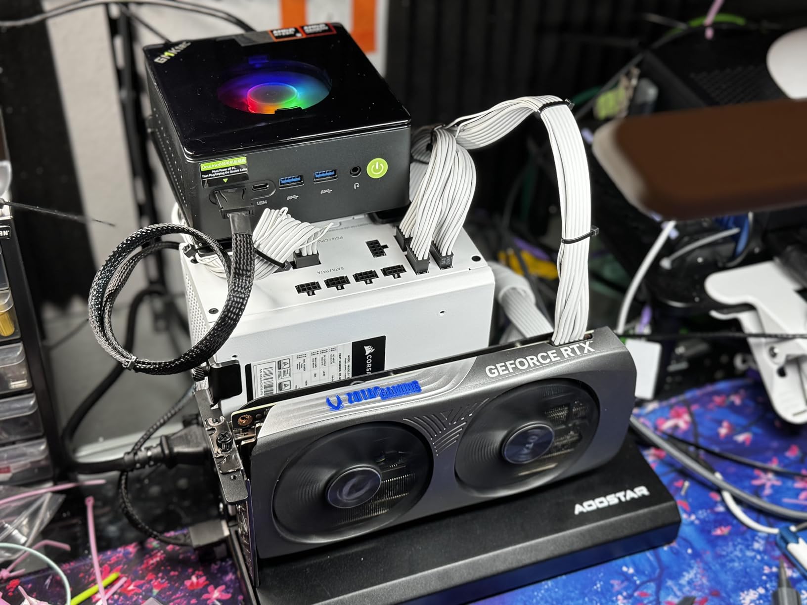 ZOTAC Gaming GeForce RTX 4070 Super Twin Edge DLSS 3 12GB GDDR6X 192-bit 21 Gbps PCIE 4.0 Compact Gaming Graphics Card, IceStorm 2.0 Advanced Cooling, Spectra RGB Lighting, ZT-D40720E-10M customer photo 2