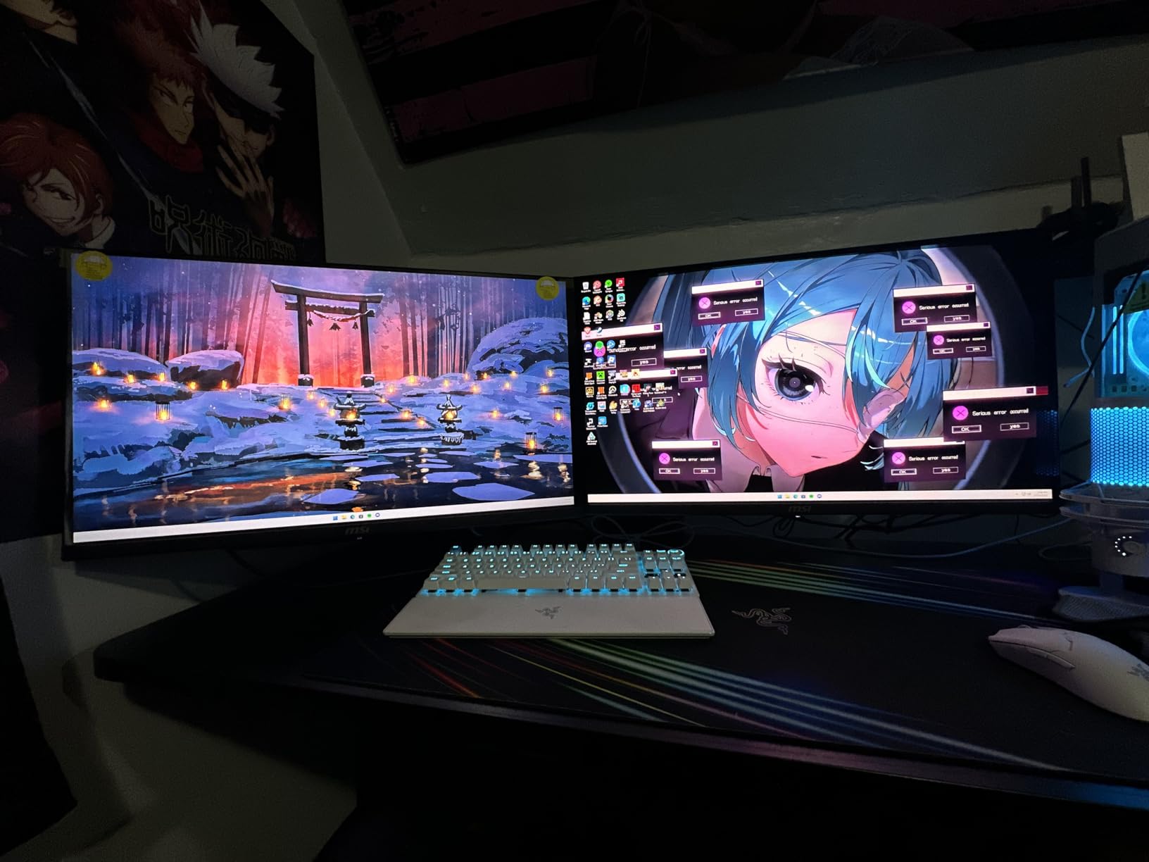 MSI MAG 271QPX QD-OLED, 27 OLED Gaming Monitor, 2560 x 1440 (QHD), 0.03ms Response time, 360Hz, True Black HDR 400 customer photo 2