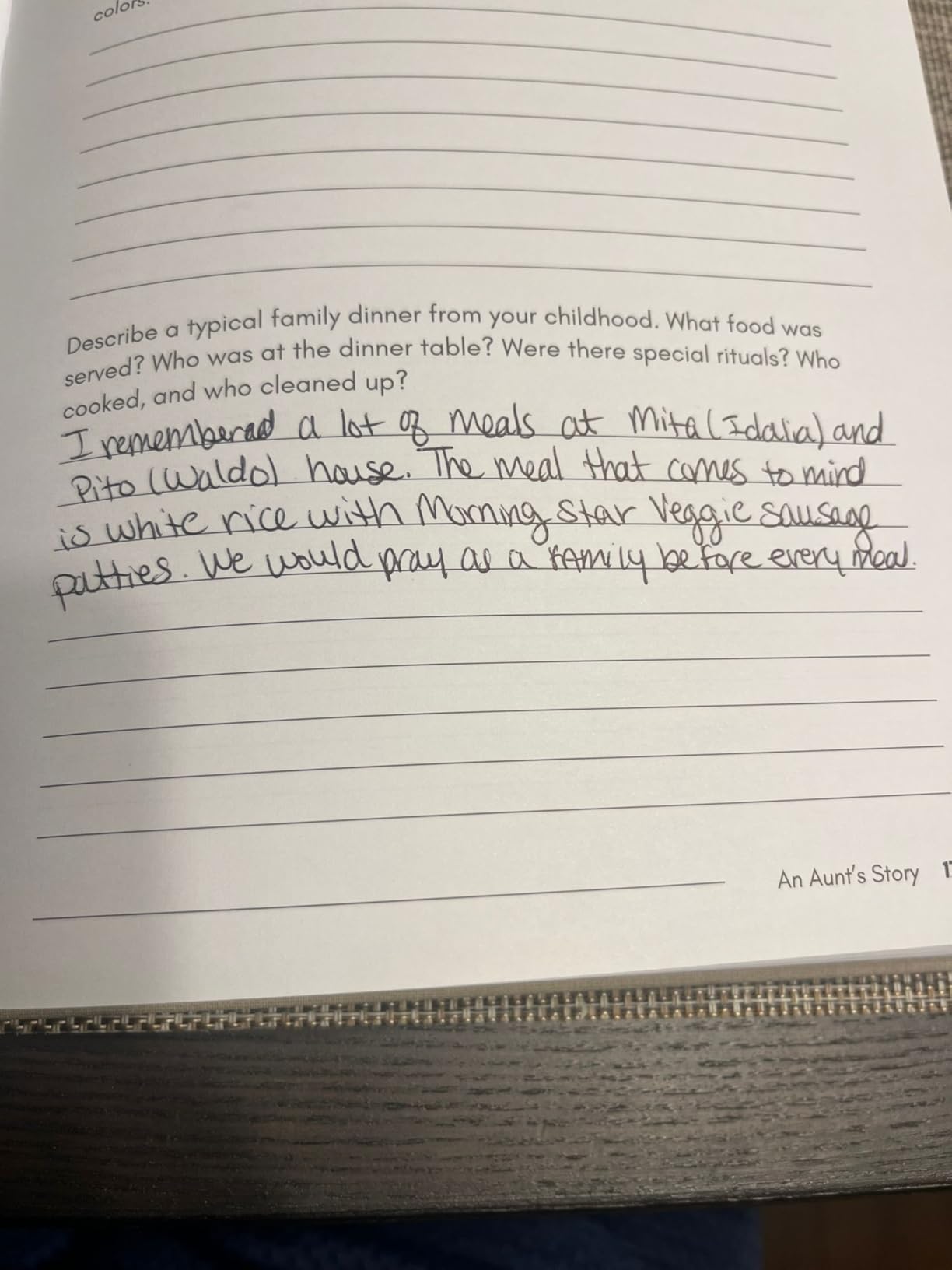 Dad's Life Story Journal (Hardcover): A Meaningful Keepsake for Dad to Share His Journey and Memories, Book Includes 250+ Prompt Questions, Sentimental Gifts for Father's Day, Birthday & Christmas customer photo 2