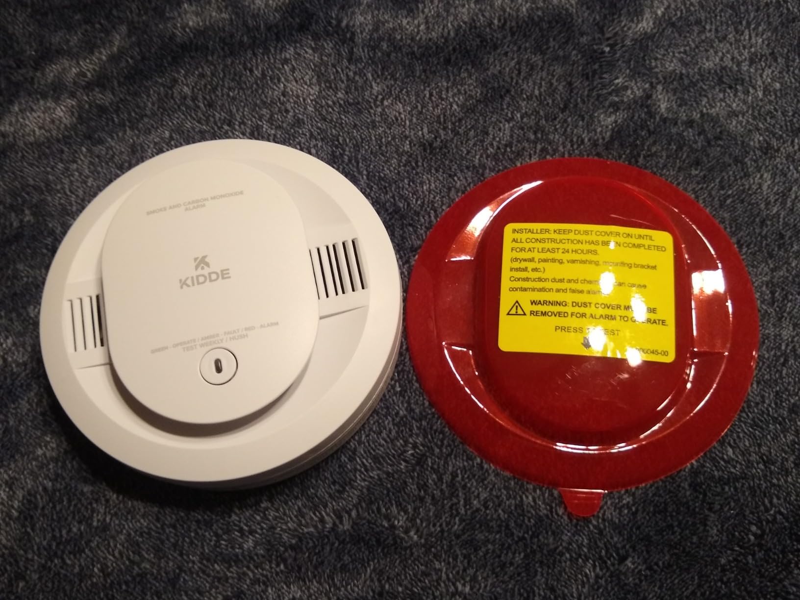 Kidde Smoke & CO Detector, Hardwired & AA Battery Backup, 30CUAR-V, 1 Pack | Voice Alerts and Wired Interconnect Capability with Smoke and Carbon Monoxide Detection, Ideal for Homes & Apartments customer photo 2