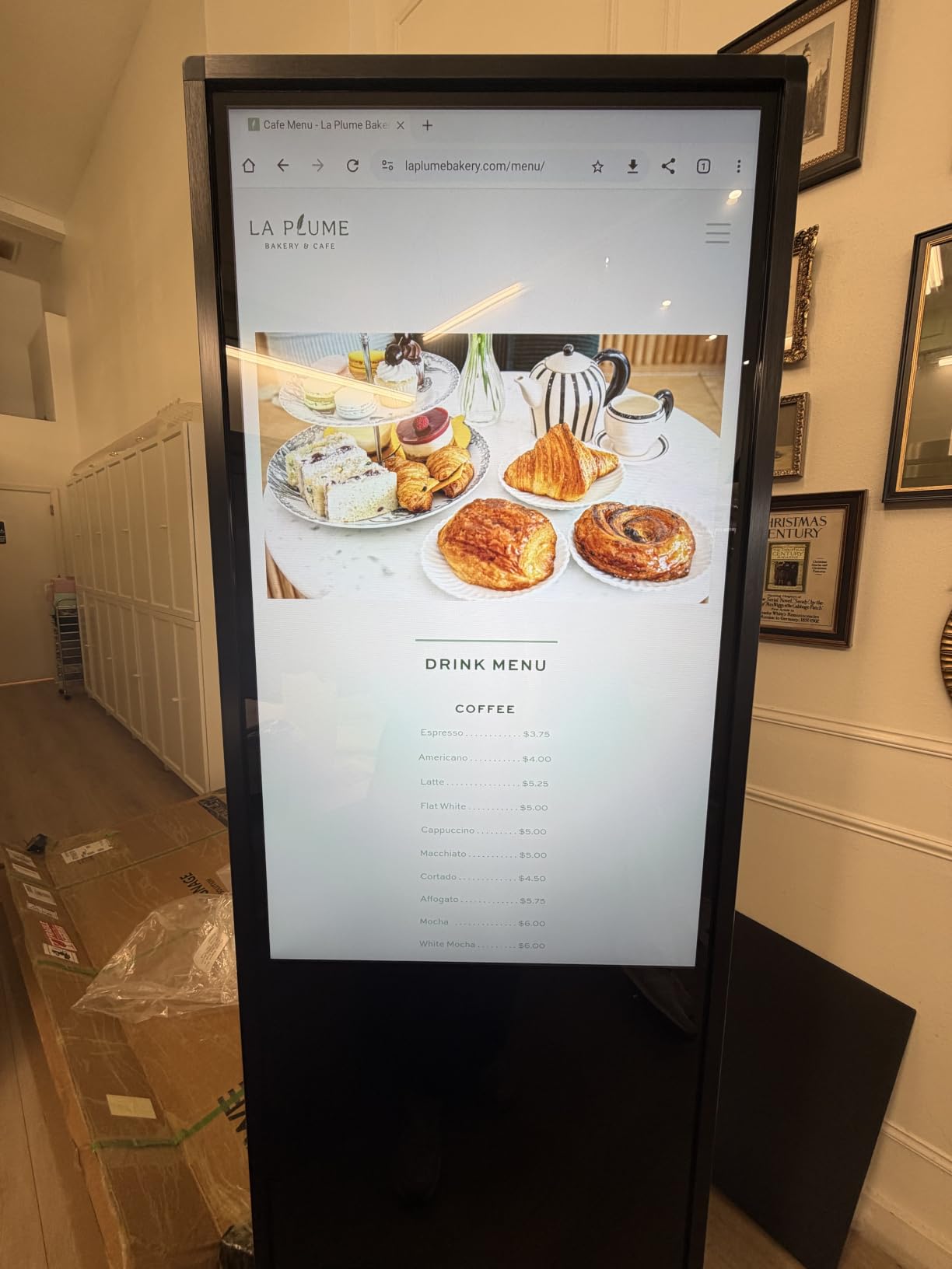 MWE 65 Inch 4K Touchscreen Kiosk, Indoor Floor Standing Digital Signage Displays, Advertising Display LCD Kiosk, Interactive Display Poster Android System with Auto Media Player, HDMI/USB/WIFI customer photo 2