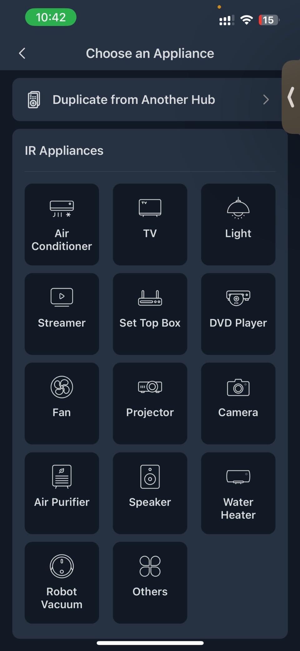 SwitchBot Universal Remote Control with Hub Mini Matter Enabled, Multi-use Smart Remote with Customize App, Control 25 IR/Bluetooth Devices and 10 Scenes, Compatible with TV/AC/SwitchBot BLE Devices customer photo 1