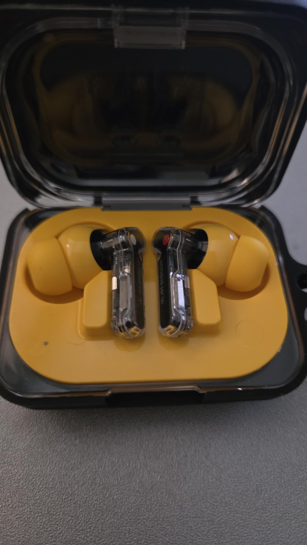 Nothing Ear (a) Wireless Earbuds, 45dB Hybrid Noise Cancelling Earbuds, Hi-Res Audio, Advanced Equaliser, Dual Connect, 6 Mics, 42.5H Playtime Ear Buds Wireless Bluetooth, Black customer photo 2