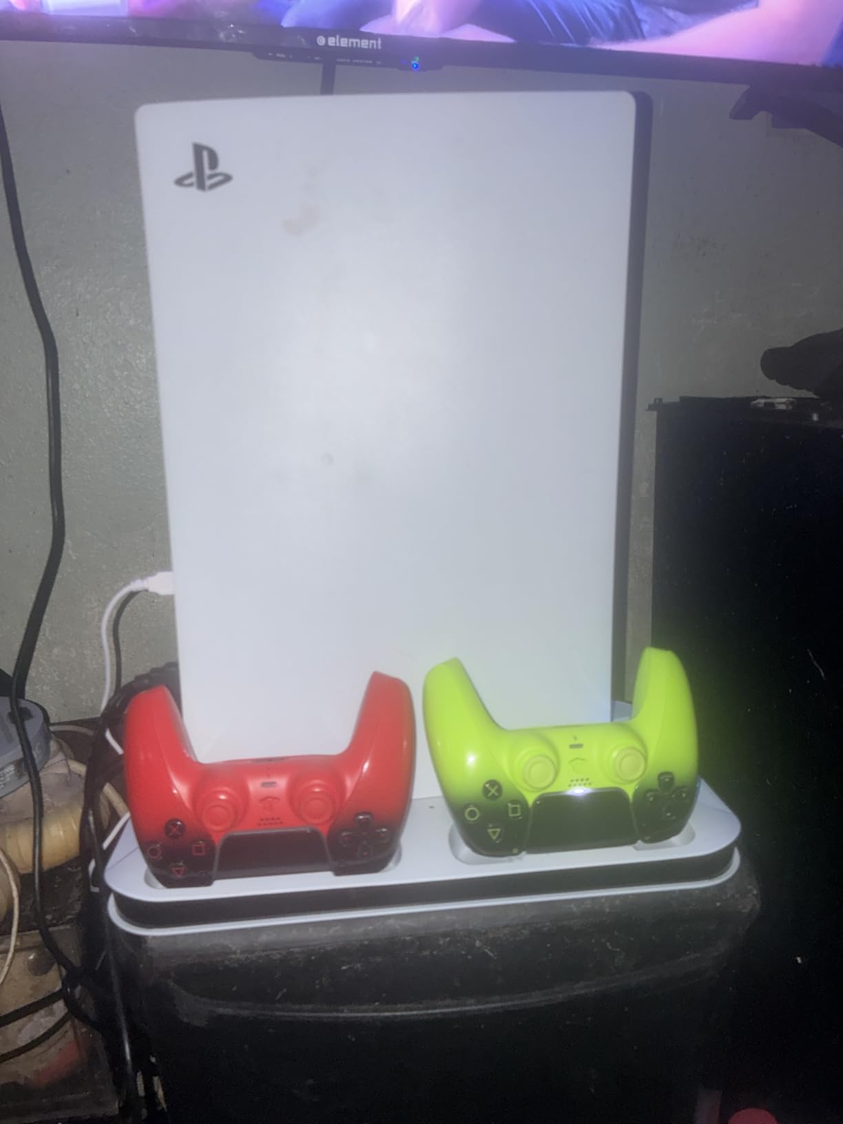 PS5/Slim/Pro Cooling Station with Controller Charging Station for Playstation 5 Slim&Standard&Pro Disc/Digital Console, PS5 Pro Stand Cooler Accessories Incl Cooling Fan/3 USB Hubs customer photo 2