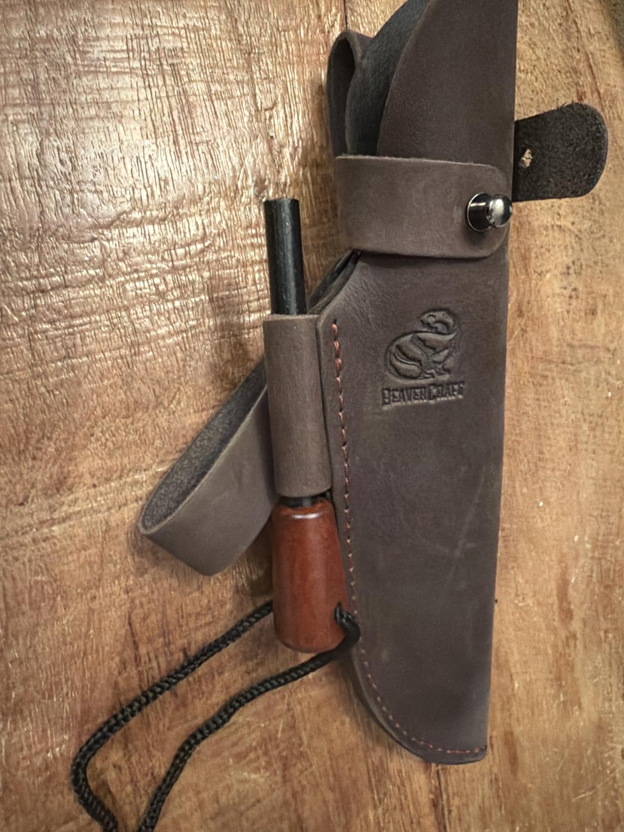 BeaverCraft Bushcraft Knife Full Tang 9.8