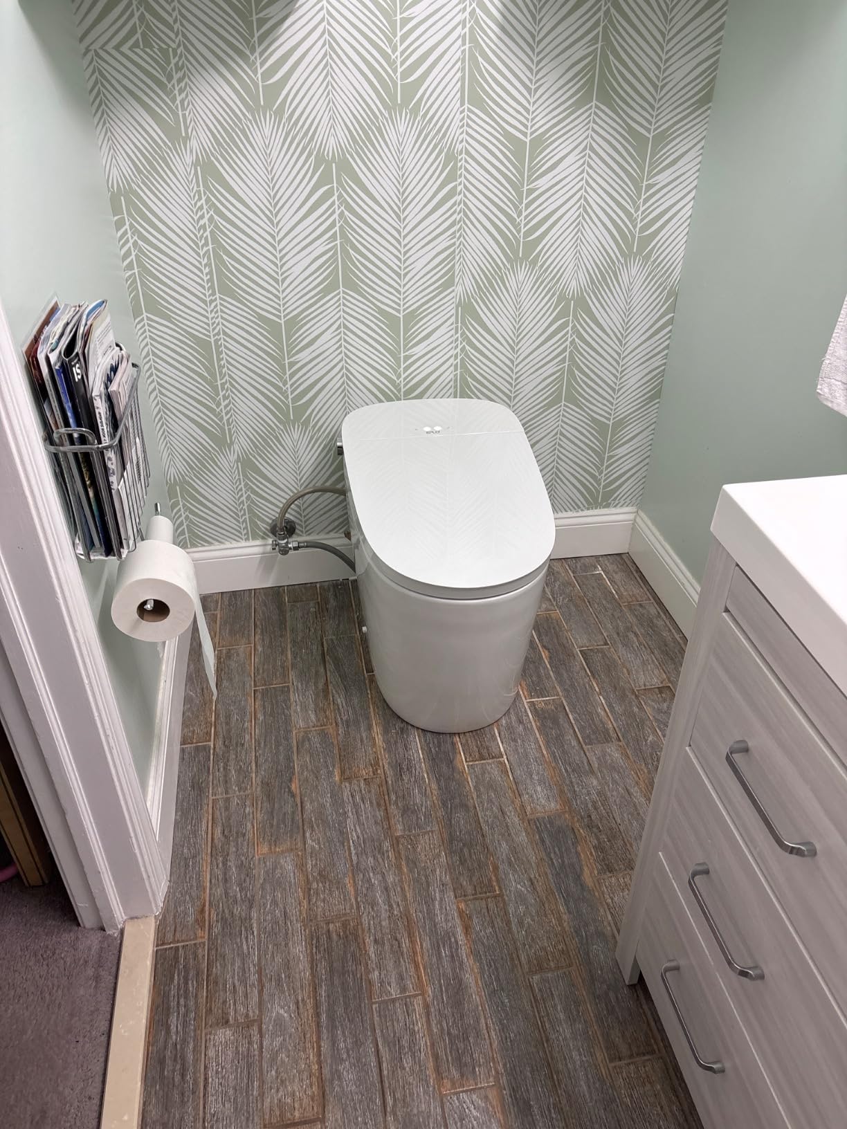 EPLO Smart Toilet Bidet with Tank Built In, Auto Open Close Lid, ADA Comfort Height, Dual Auto Flush, 1000 Gram MaP Flushing Score, Heated seat, Modern Elongated One Piece Bidet Toilets Combo U8PRO customer photo 2
