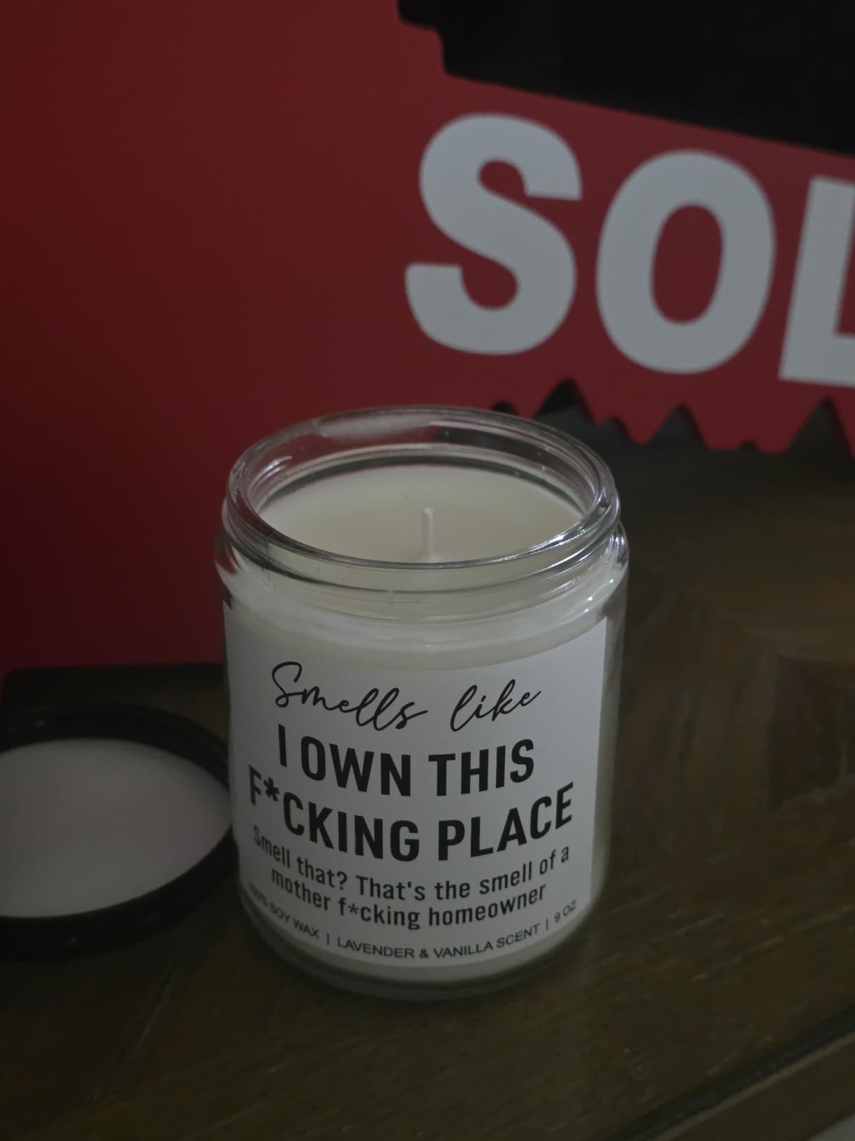 Younift Funny Scented Candle, House Warming Gifts New Home, Housewarming Gifts for Women, Men, Couple, New Homeowner - First Apartment Essentials - Closing Presents for Home Buyers - 9 oz customer photo 1