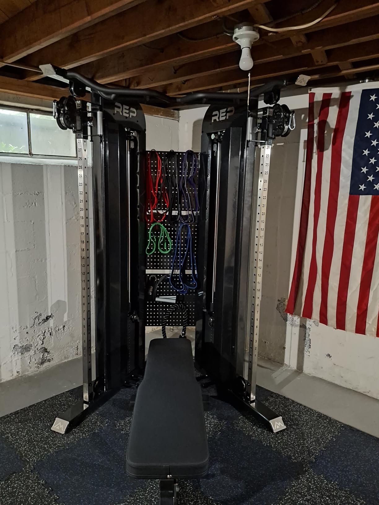 REP Fitness Arcadia Functional Trainer - All in one Functional Trainer and Cable Machine for Home and Garage Gym - Optional Weight Stack Upgrades and Attachment Packages customer photo 2