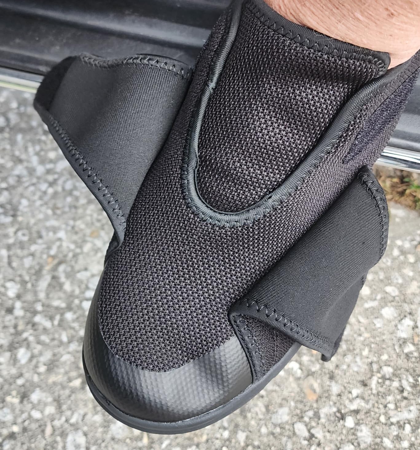 FitVille Men's Diabetic Shoes Extra Wide - Adjustable Closure Walking Shoes for Swollen Feet, Neuropathy & All-Day Standing Comfort - EasyTop V5 customer photo 2