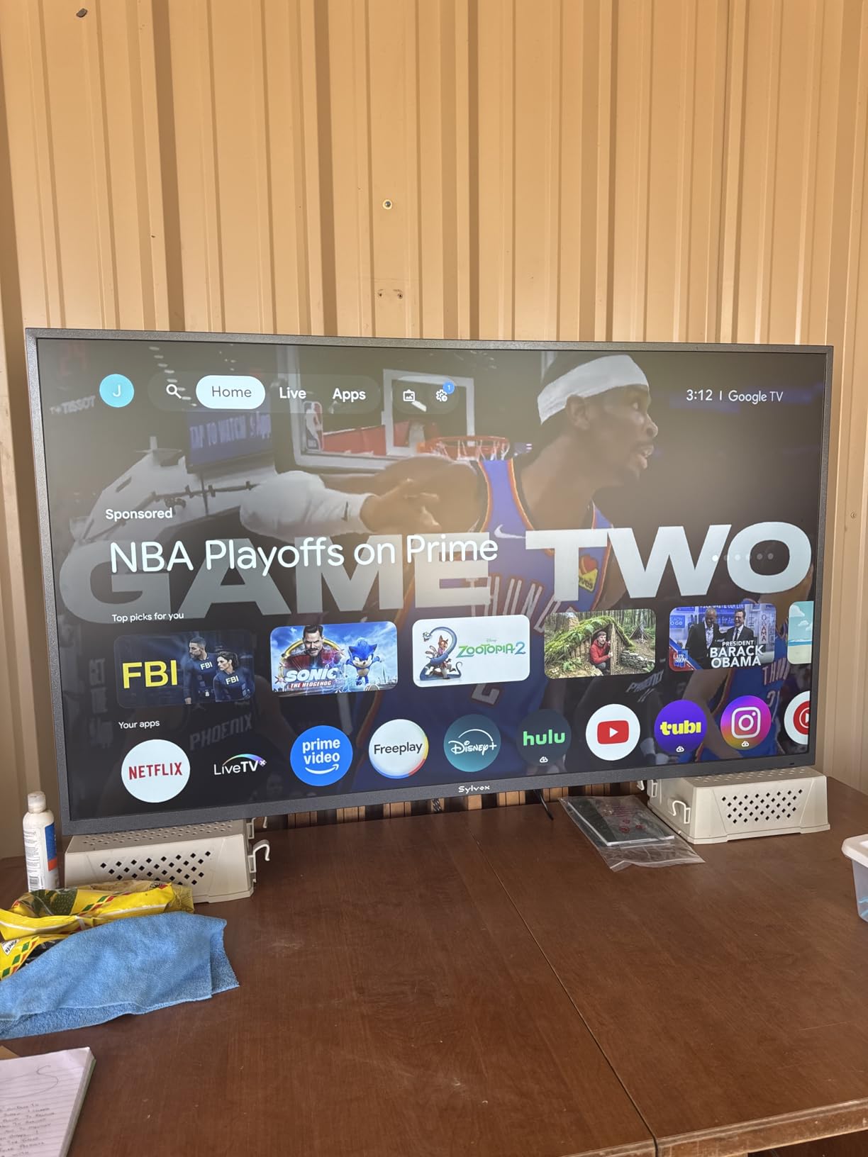 SYLVOX Outdoor TV, 55 inch Waterproof Smart Outdoor TVs, 4K, HDR 10, Weatherproof, 1000nits, Voice Assistant Remote, for Partial Sun Area (Deck Pro 3.0, Latest Model) customer photo 2