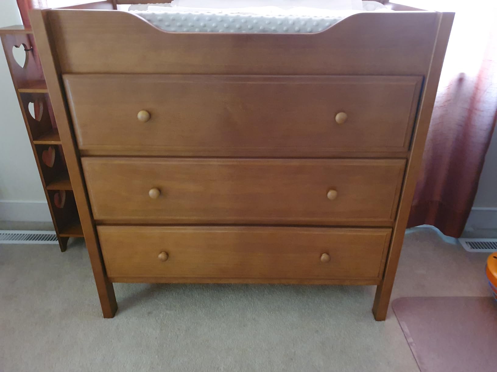 DaVinci Jayden 3-Drawer Changer Dresser in Chestnut, GREENGUARD Gold and FSC Certified customer photo 2
