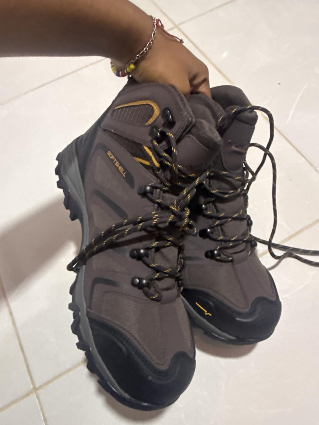 NORTIV 8 Waterproof Steel Toe Work Boots for Men | ASTM Safety Construction Boots Slip-resistant Outsole Comfortable & lightweight design All-day Wear ARMADILLO-STL customer photo 1