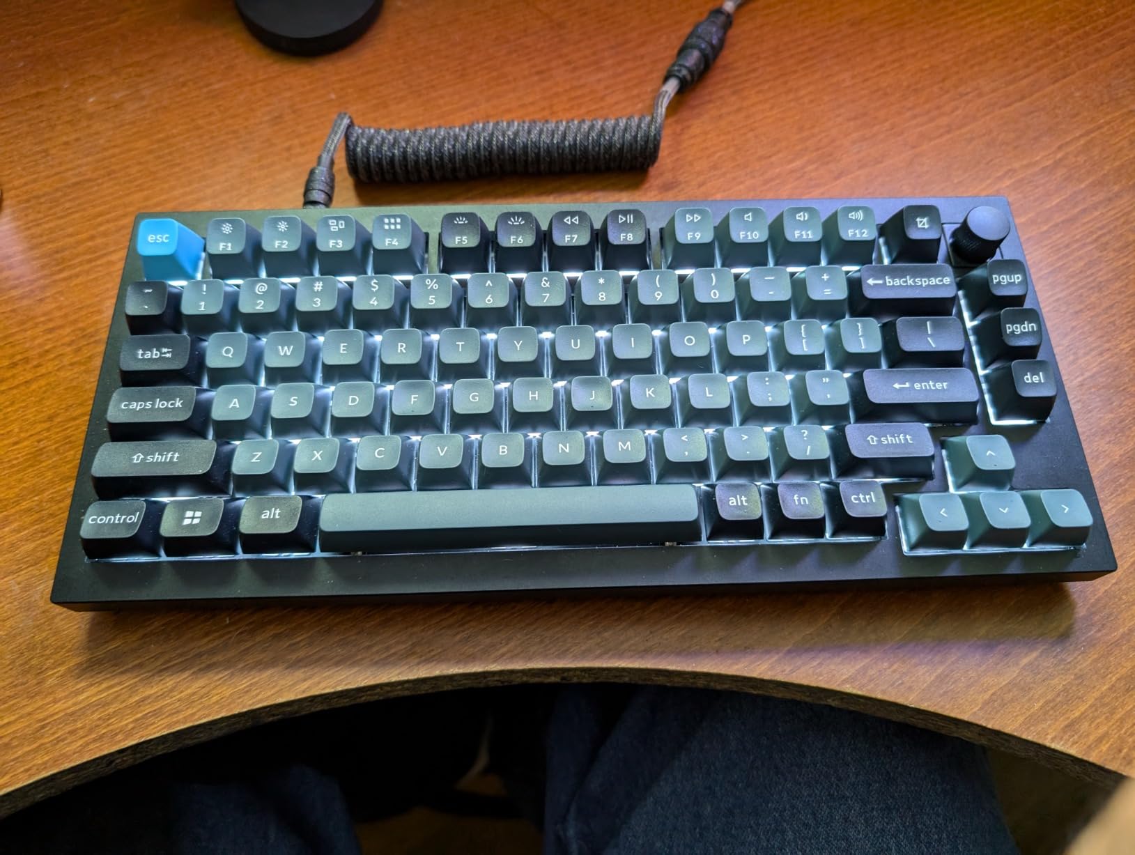 Keychron Q1 HE Wireless Custom Magnetic Keyboard, QMK Launcher | Rapid Trigger 2.4 GHz & Bluetooth 5.2 with Gateron Double-Rail Magnetic Switch for Mac Windows Linux (Hot-swappable) - White customer photo 2