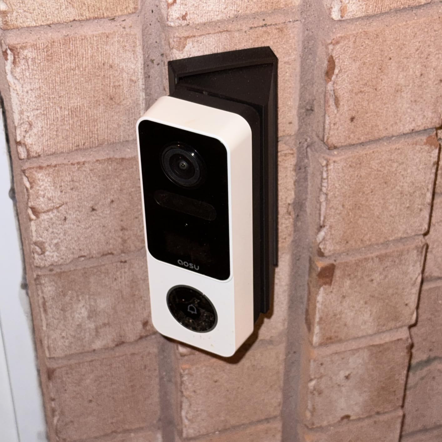 aosu Video Doorbell Camera Wireless, 2K QHD, 170 degree Wide Angle, 2.4 GHz WiFi | No Subscription Required, Head-to-Toe View, Person Detection Smart Alerts, Local & Cloud Storage, Battery Doorbell with Chime customer photo 1