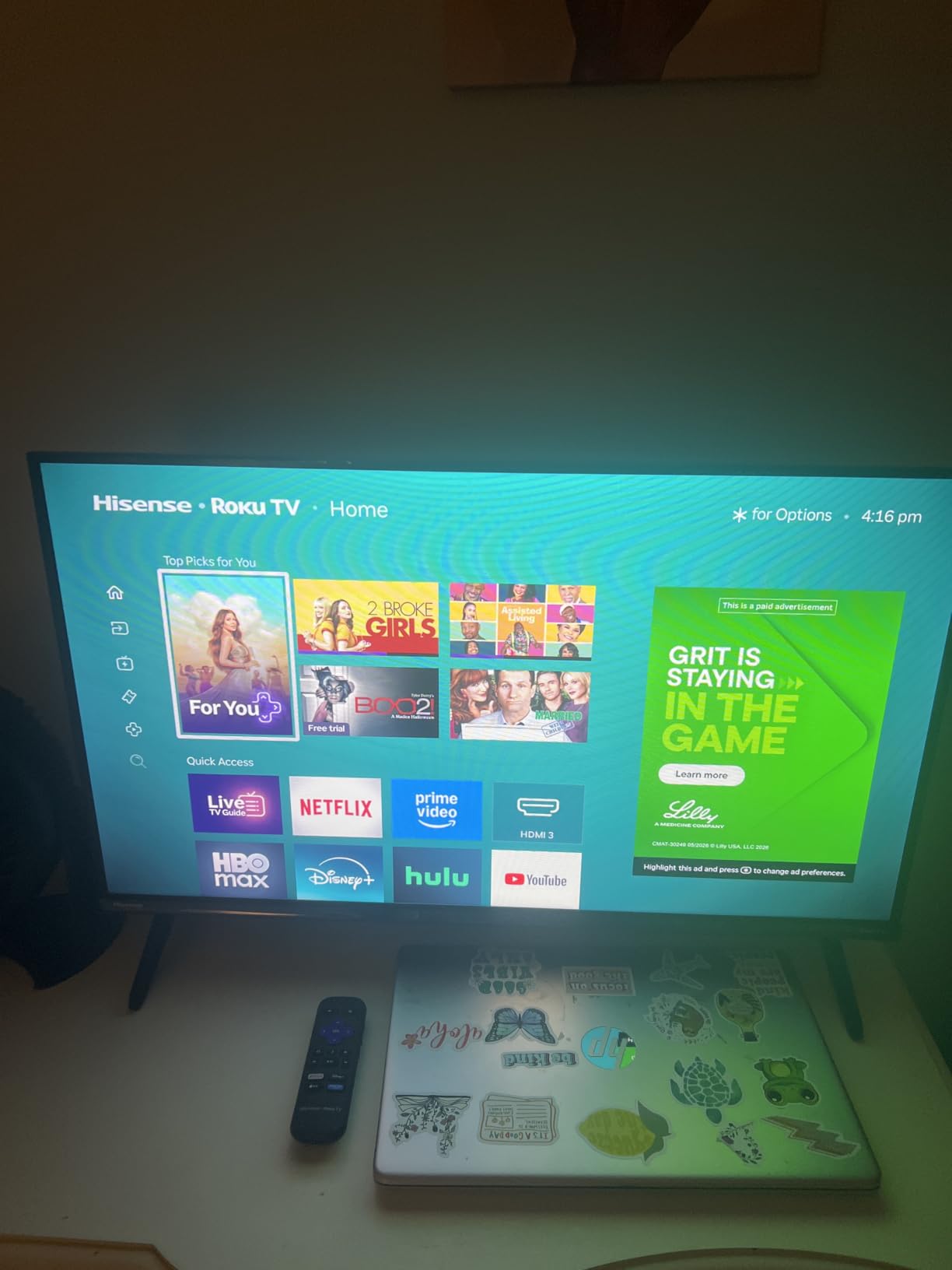 Hisense 40-Inch Class A4 Series FHD 1080p Smart Roku TV with Alexa Compatibility (40A4NR) - Dolby Audio, Slim Bezel Design, Google Assistant customer photo 2