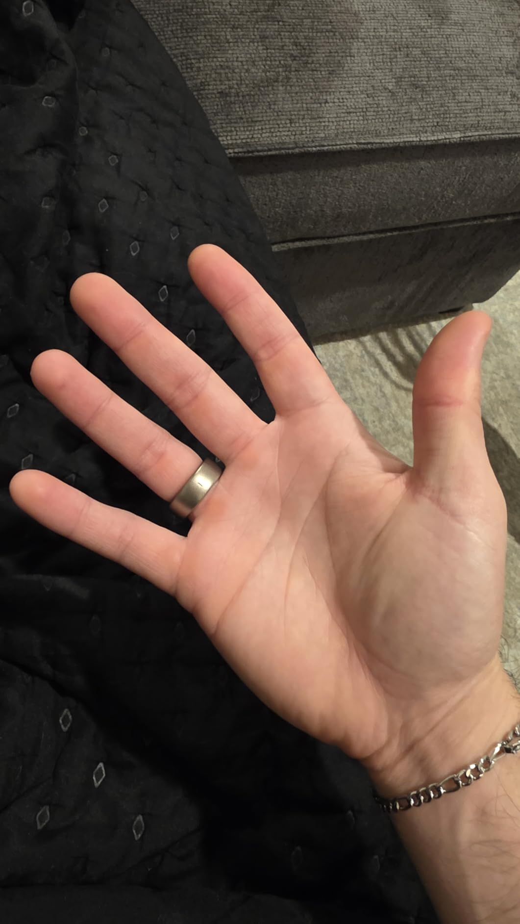 Amazfit Helio Smart Ring, Monitor Sleep/Heart, Water-Resistant, iOS/Android | Subscription Free, Titanium Alloy, Fast 1.4-Hr Charging, Monitor Sleep, Heart Rate & Stress, Size Before You Buy (Size 12) customer photo 2