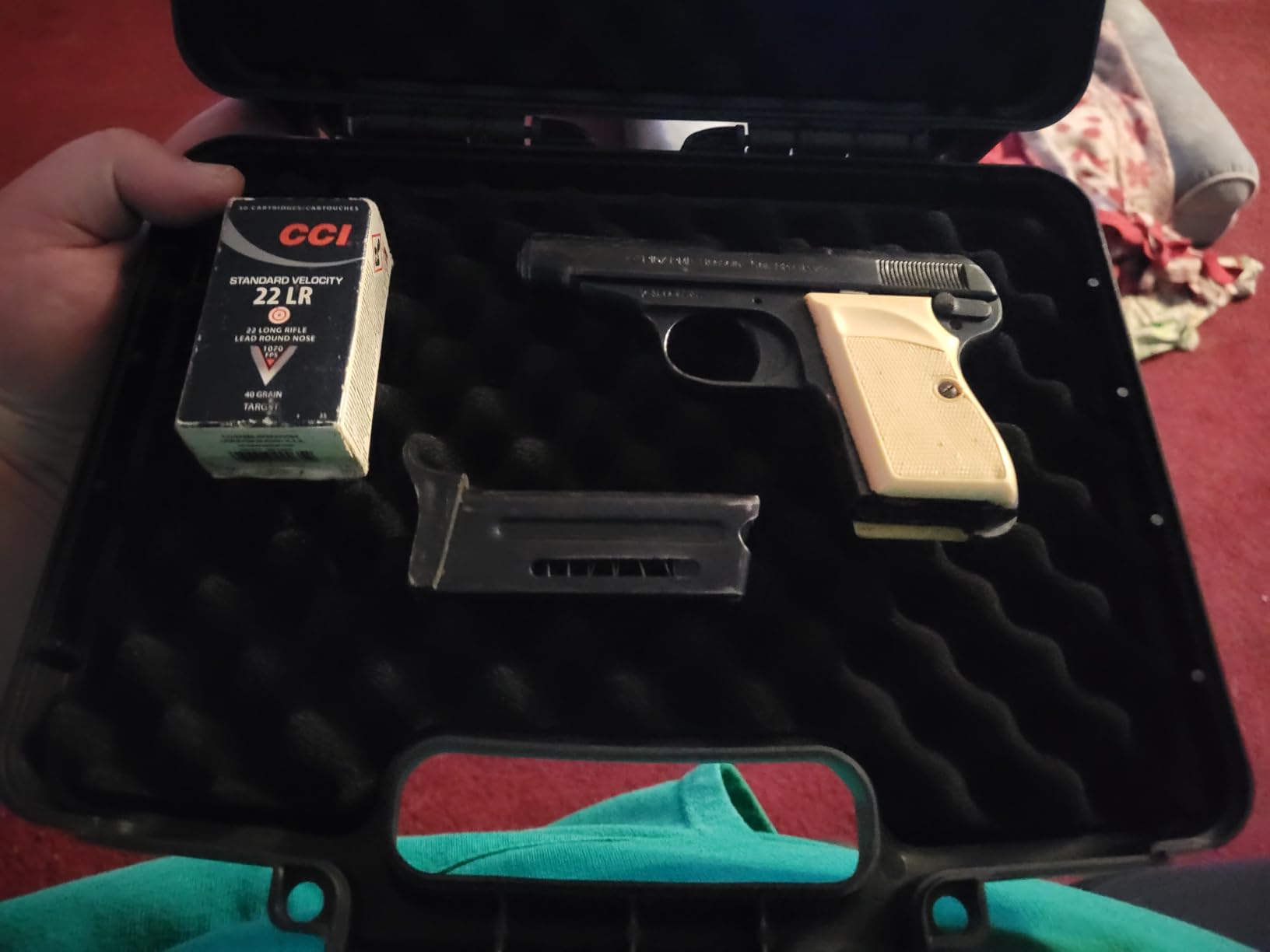 Kinghardcase 9mm Gun Case Lockable, TSA Approved Firearm Travel Case with TSA Lock, Pistol Case Hard Shell, Gun Safe for Handgun, Pistol, Revolver - Shockproof Gun Storage customer photo 2