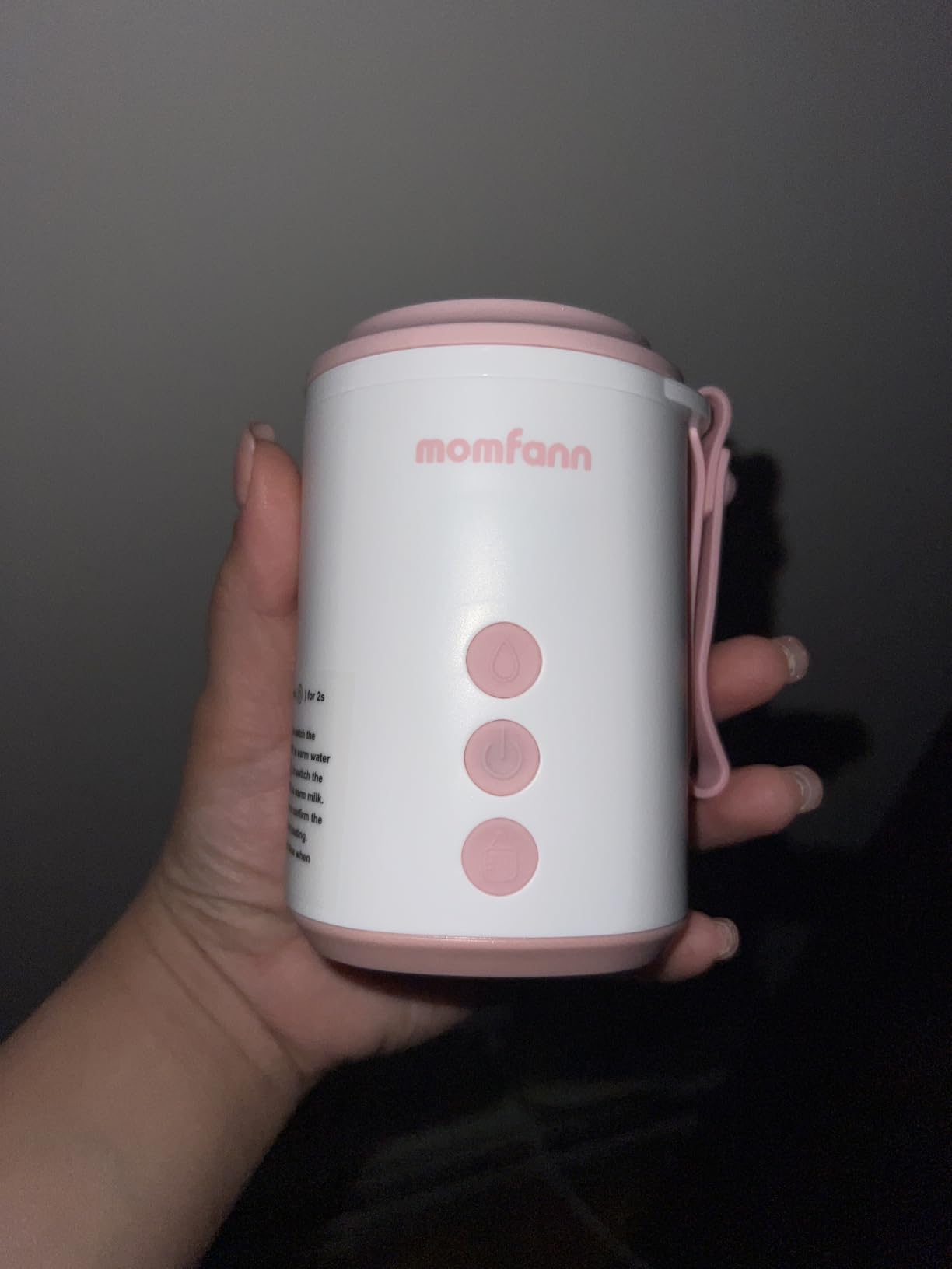 Portable Bottle Warmer Travel Baby Bottle Warmer for Breastmilk On The Go Travel Bottle Warmer Leak-Proof 2 Modes Fast Heating Three 3800mAH Battery Capacity to Meet Your All-Day Needs customer photo 2