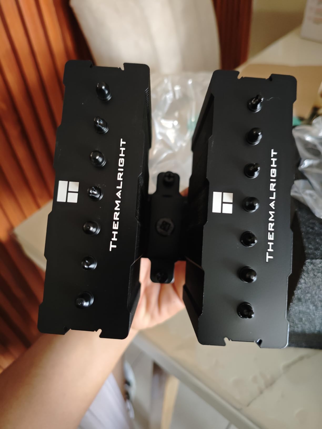 Thermalright Phantom Spirit 120 SE Black CPU Cooler,Dual TL-C12B V2 PWM Fans and Double Towers, 7 Heat Pipes Heatsink Cooler,for AM4/AM5&Intel LGA1851/1700/115X/1200, Computer CPU Cooling,Black customer photo 2