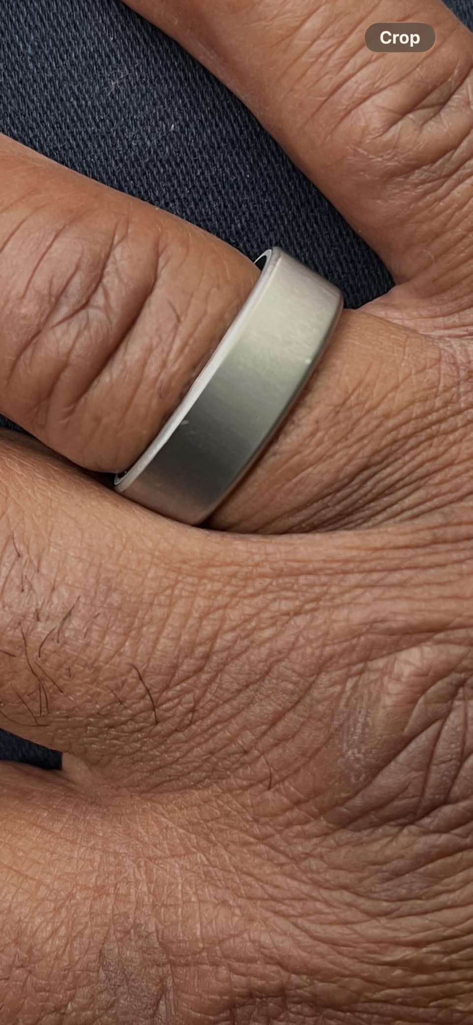 Ring 4 Smart Ring - Silver - Size 10 | Sleep, Activity, Women's Health, AI Advisor, Up to 8 Days of Battery Life, Size Before You Buy, Android & iOS Compatible customer photo 1