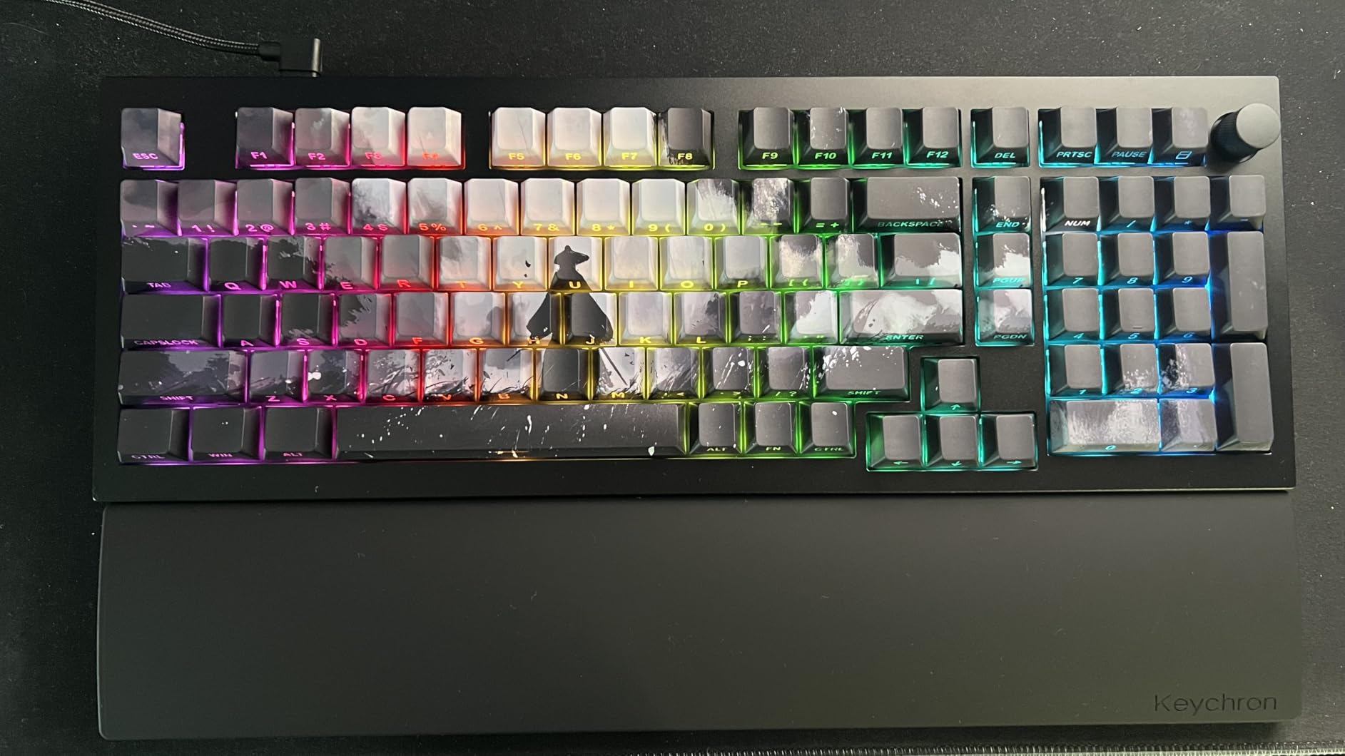 Keychron Q5 HE 96% Rapid Trigger Wireless Hall Effect Keyboard, White | Hot-Swappable Magnetic Switches, Adjustable Actuation, 2.4 GHz/Bluetooth/USB-C, Aluminum Body, Custom RGB, Mac Windows Linux customer photo 2