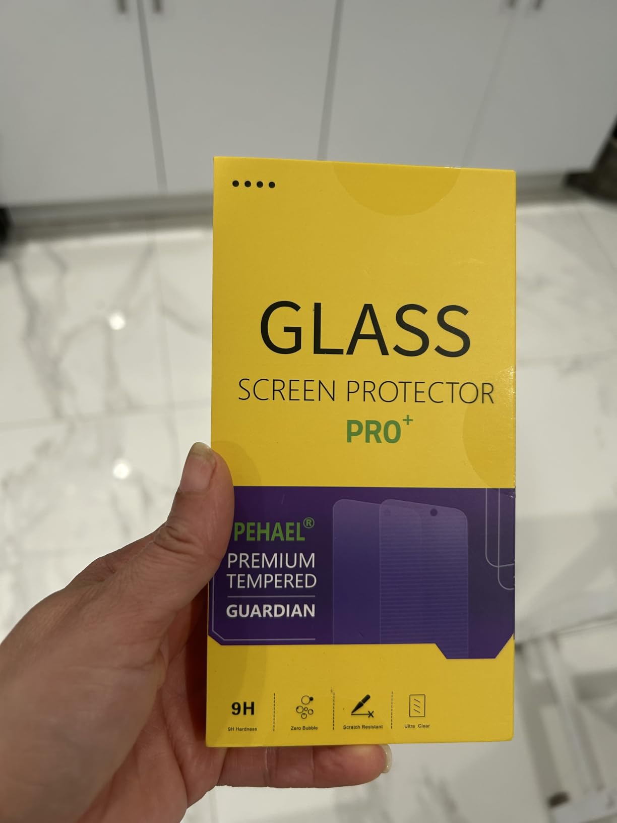 PEHAEL for iPhone 16 Pro Max Privacy Screen Protector+Camera Lens Protector | 3+3 Pack, Installation Frame, Cleaning kits, Anti-Spy Private, Anti-Scratch, 9H Tempered Glass customer photo 2