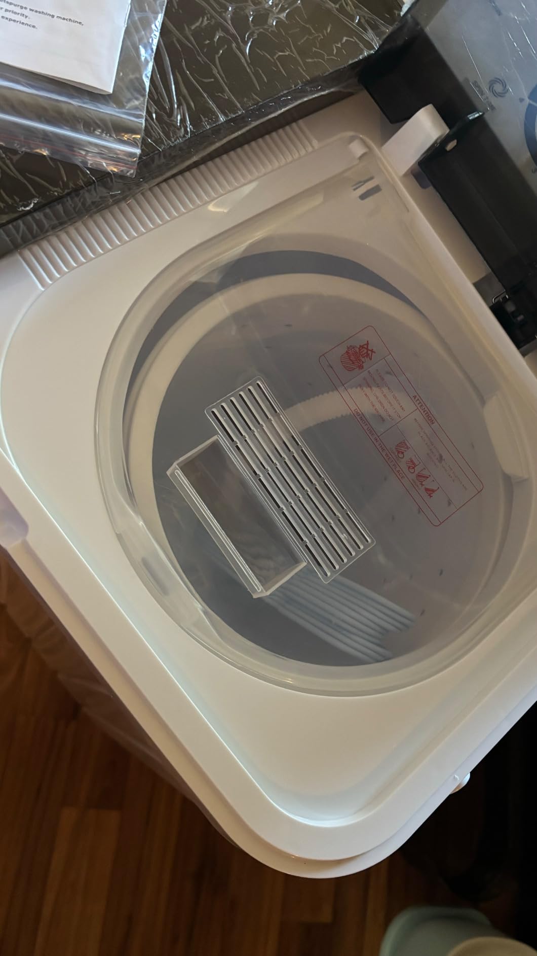 Portable 2-in-1 Twin Tub Washing Machine 32 Lbs, 22Lbs Washer 10Lbs Spinner | Semi-Automatic Compact Clothes Washer and Spin Dryer Combo for Apartment, Dorm, RV, Camping, Laundry Washer with Dual Motor customer photo 1