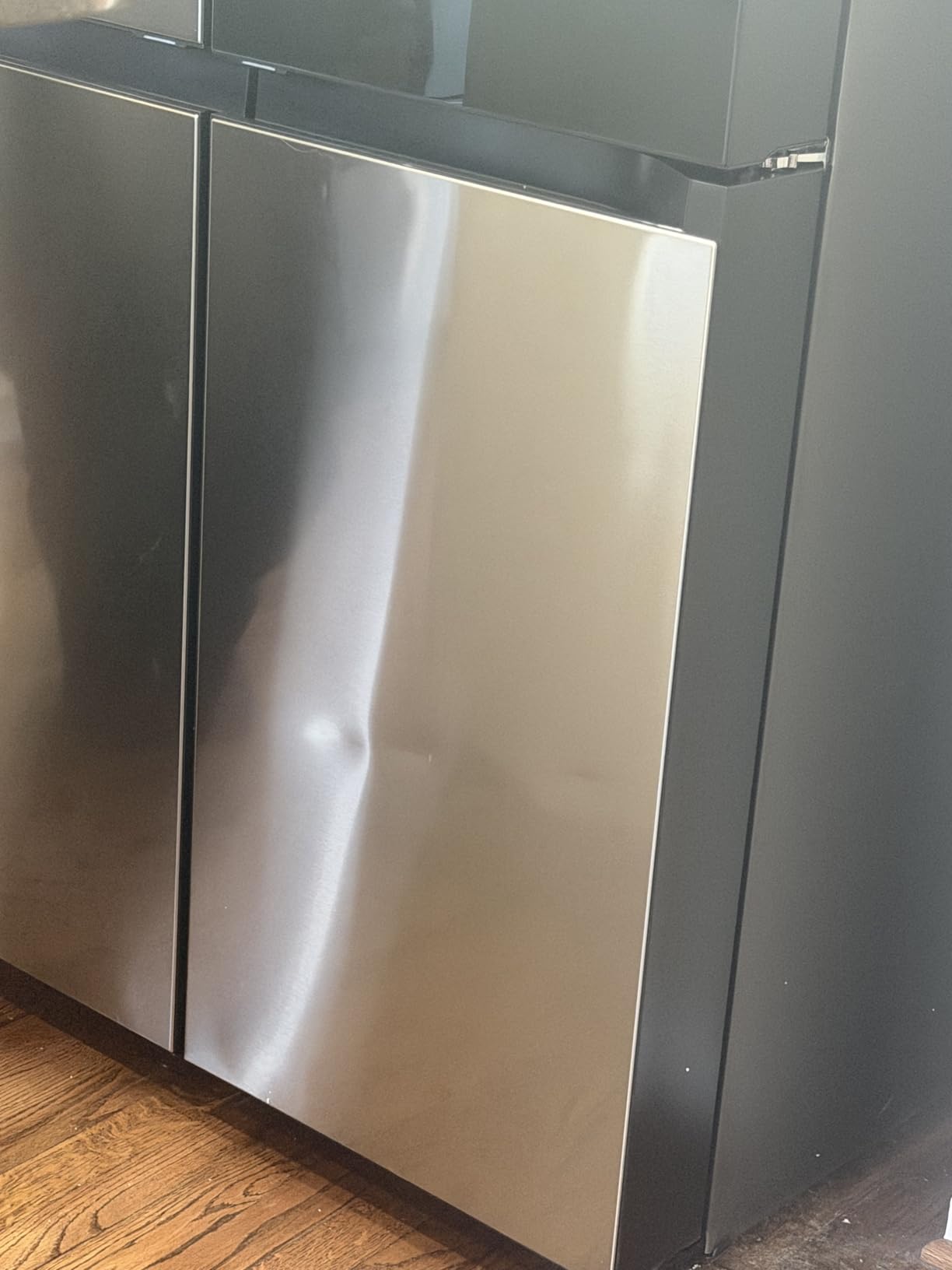 Samsung Bespoke 4-Door Flex with Family Hub+ in Charcoal Family Hub Panel, Stainless Steel customer photo 2