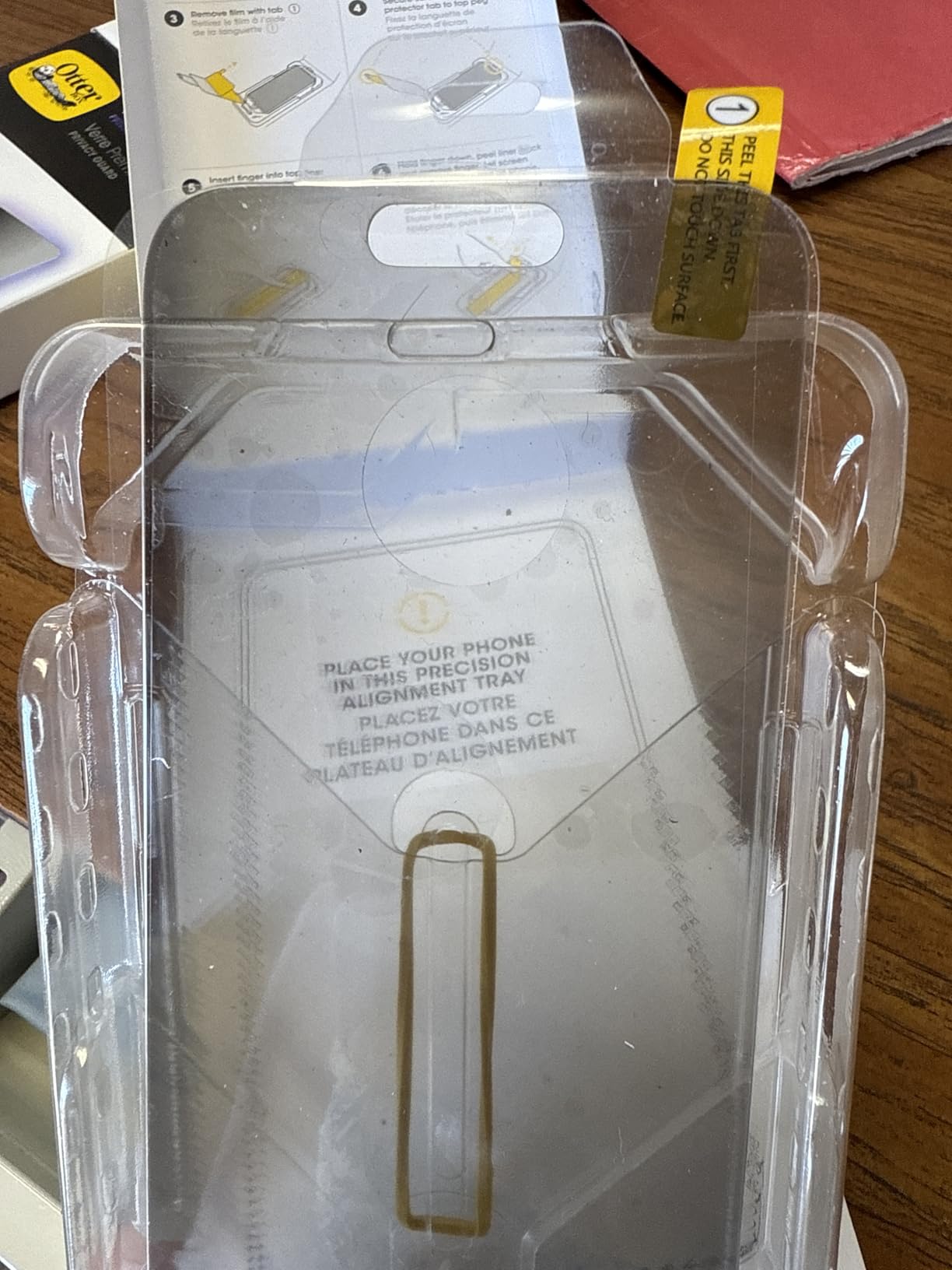 OtterBox iPhone 16 Premium Pro Glass Privacy Screen Protector | Privacy Screen Protector with Advanced Impact Protection, Edge-to-Edge Screen Privacy, Precision Fit, Flawless Touch Response customer photo 2