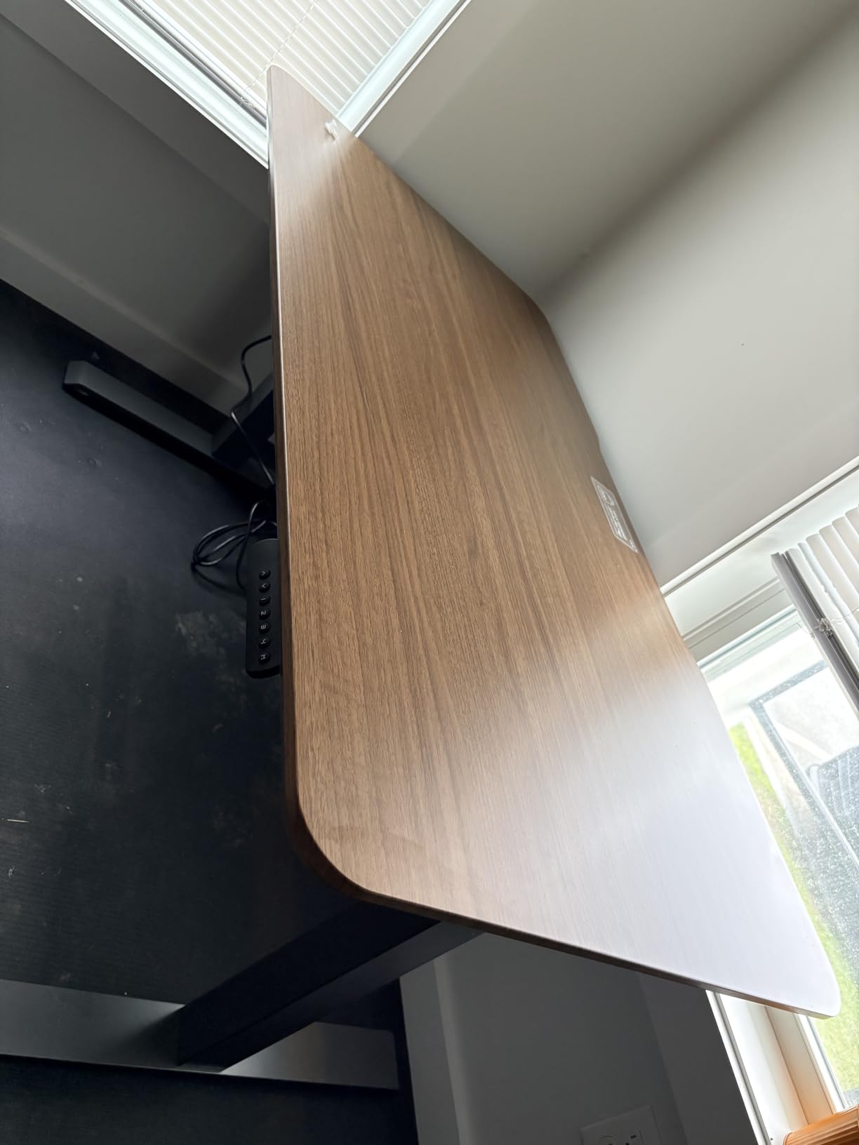 Vari Classic Electric Standing Desk - 72x30 - Walnut/Slate customer photo 1