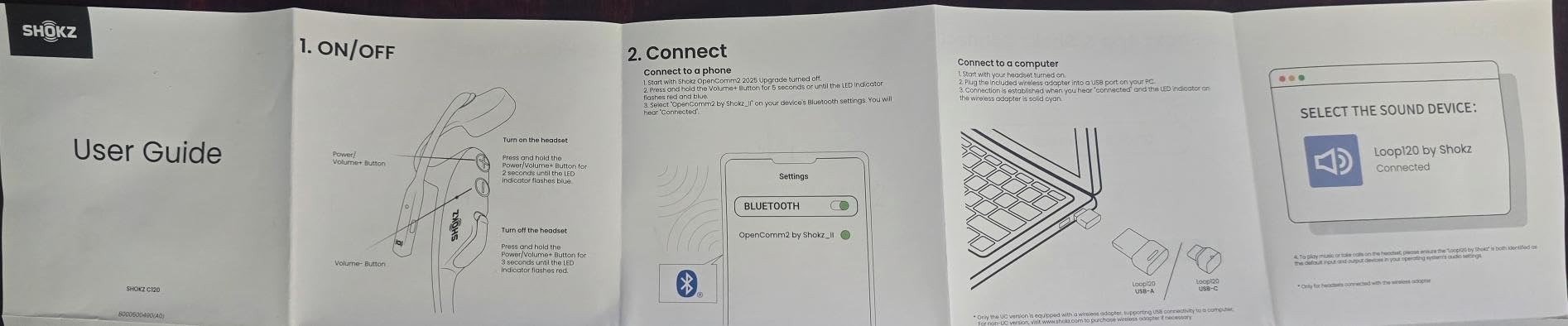 SHOKZ OpenComm2 Open-Ear Bluetooth Headset, Noise-Canceling Mic, Bone Conduction Headphones, Mute Button for Work Calls and Meetings, PC and Mac Compatible, 16-Hour Battery Life and Quick Charge customer photo 1
