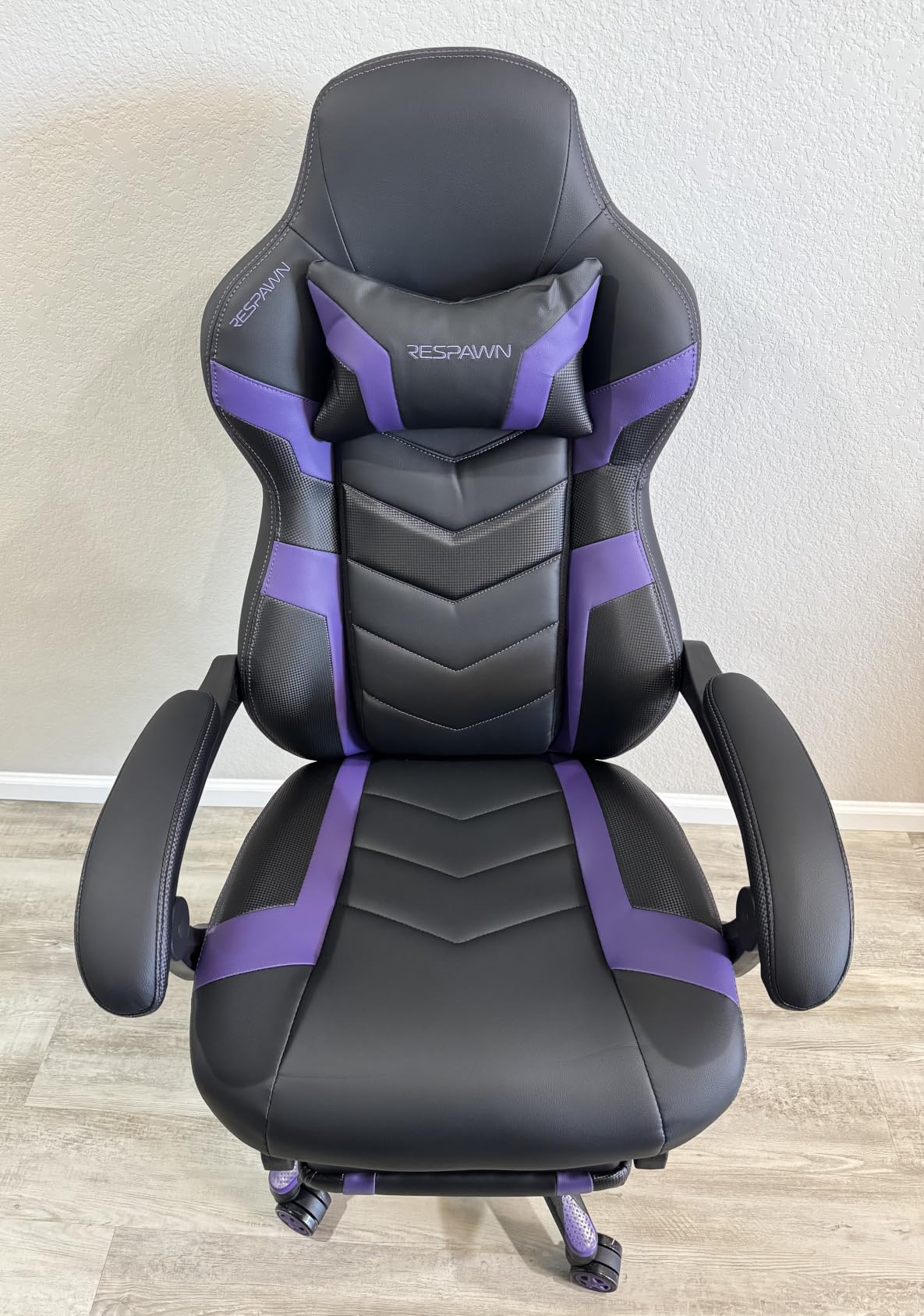 Respawn 110 Pro Ergonomic Gaming Chair with Footrest and Recline | Ergonomic office chair comfort with footrest, lumbar support & 155° recline for work, gaming and relaxing. customer photo 2